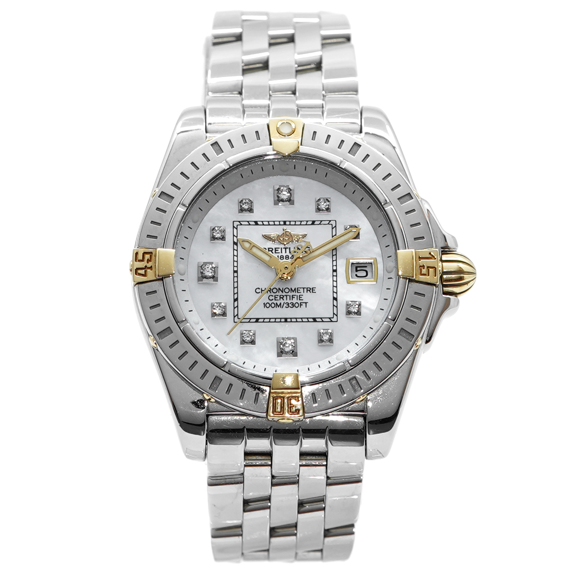 Breitling Cockpit *MOP Diamond Dial* B71356 - Inventory 8920