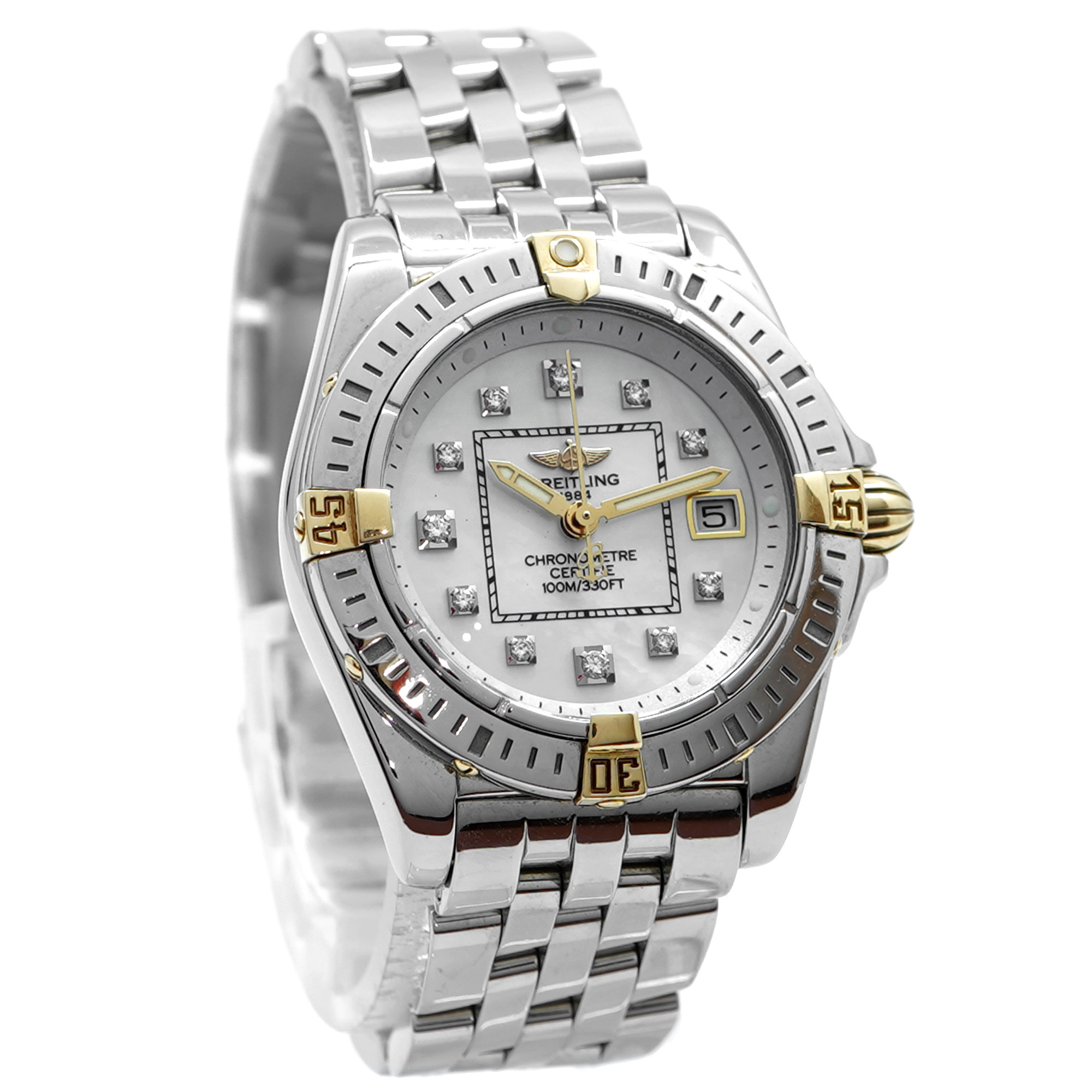 Breitling Cockpit *MOP Diamond Dial* B71356 - Inventory 8920