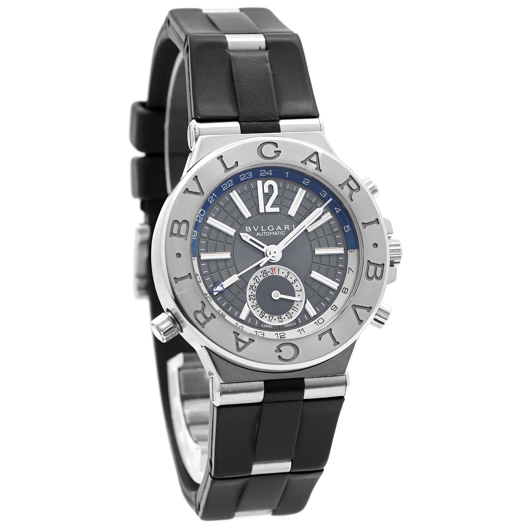 Bulgari Diagono Automatic GMT 40mm DP42SGMT - Inventory 8941