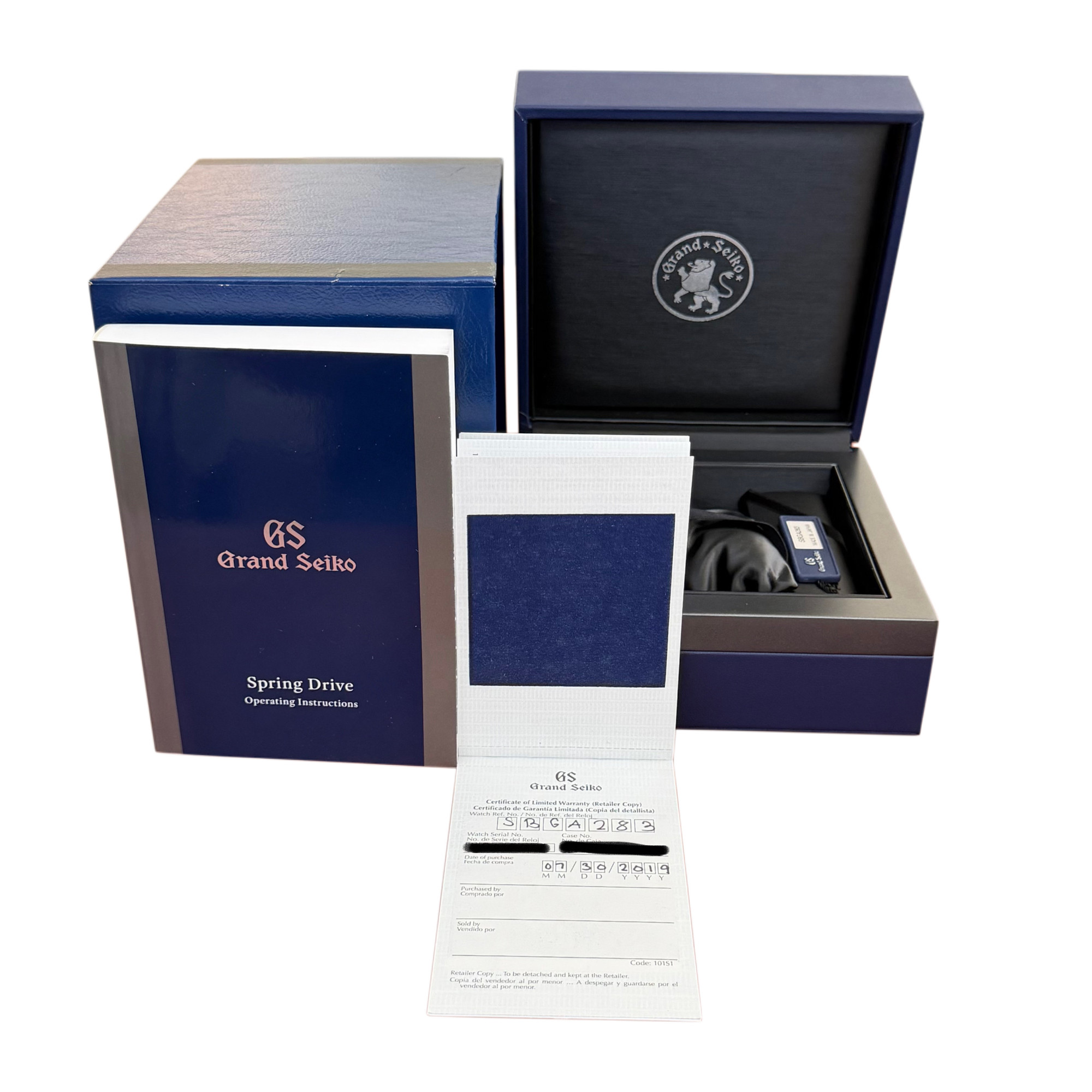 Grand Seiko Spring Drive Calendar Heritage Collection SBGA283 - Inventory 8931
