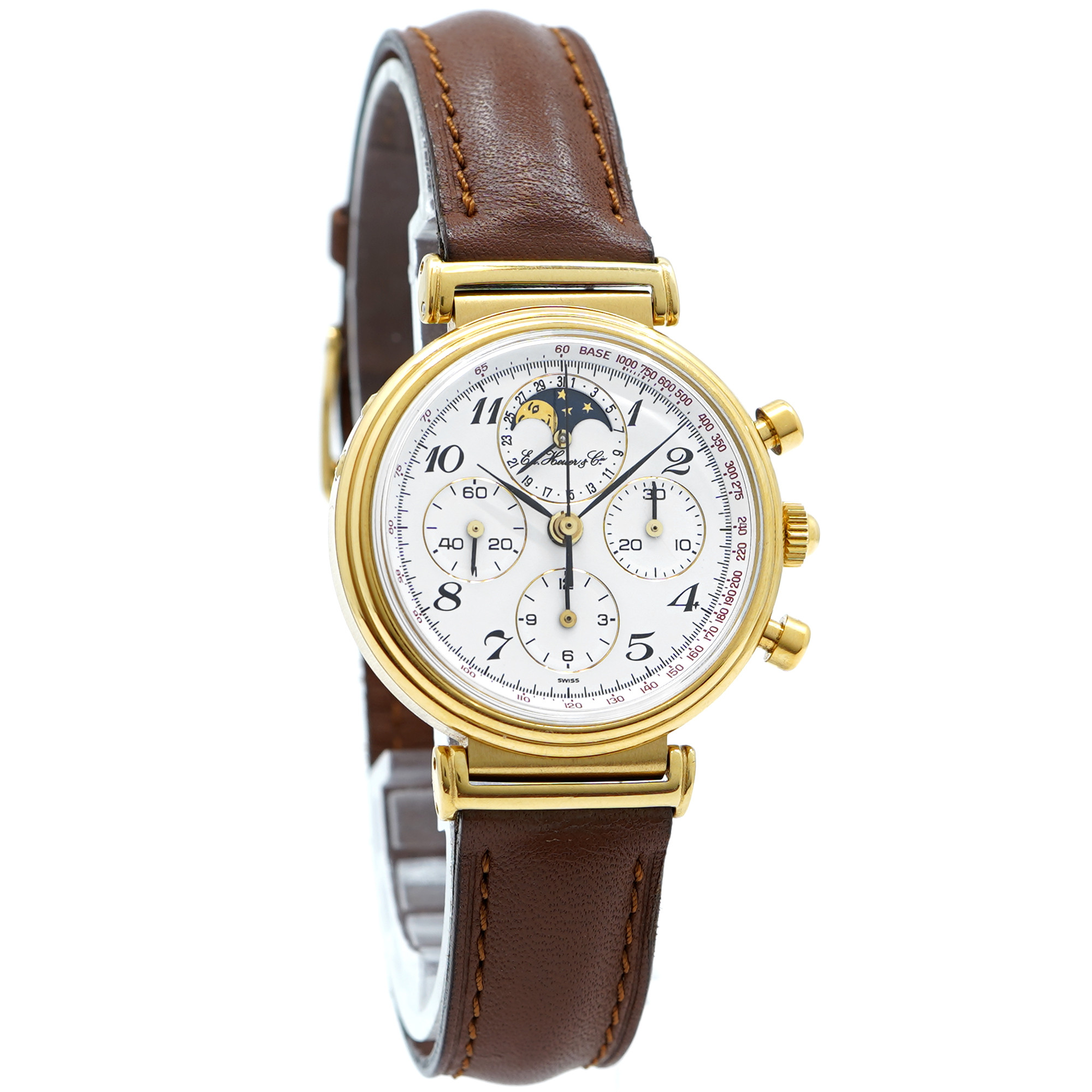 TAG Heuer Ed Heuer 125th Anniversary Golden Hours Chronograph 188.215/1 - Inventory 8961
