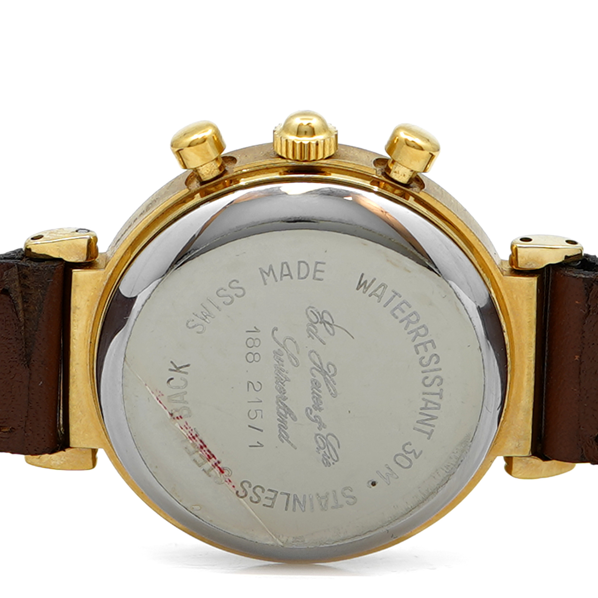 TAG Heuer Ed Heuer 125th Anniversary Golden Hours Chronograph 188.215/1 - Inventory 8961