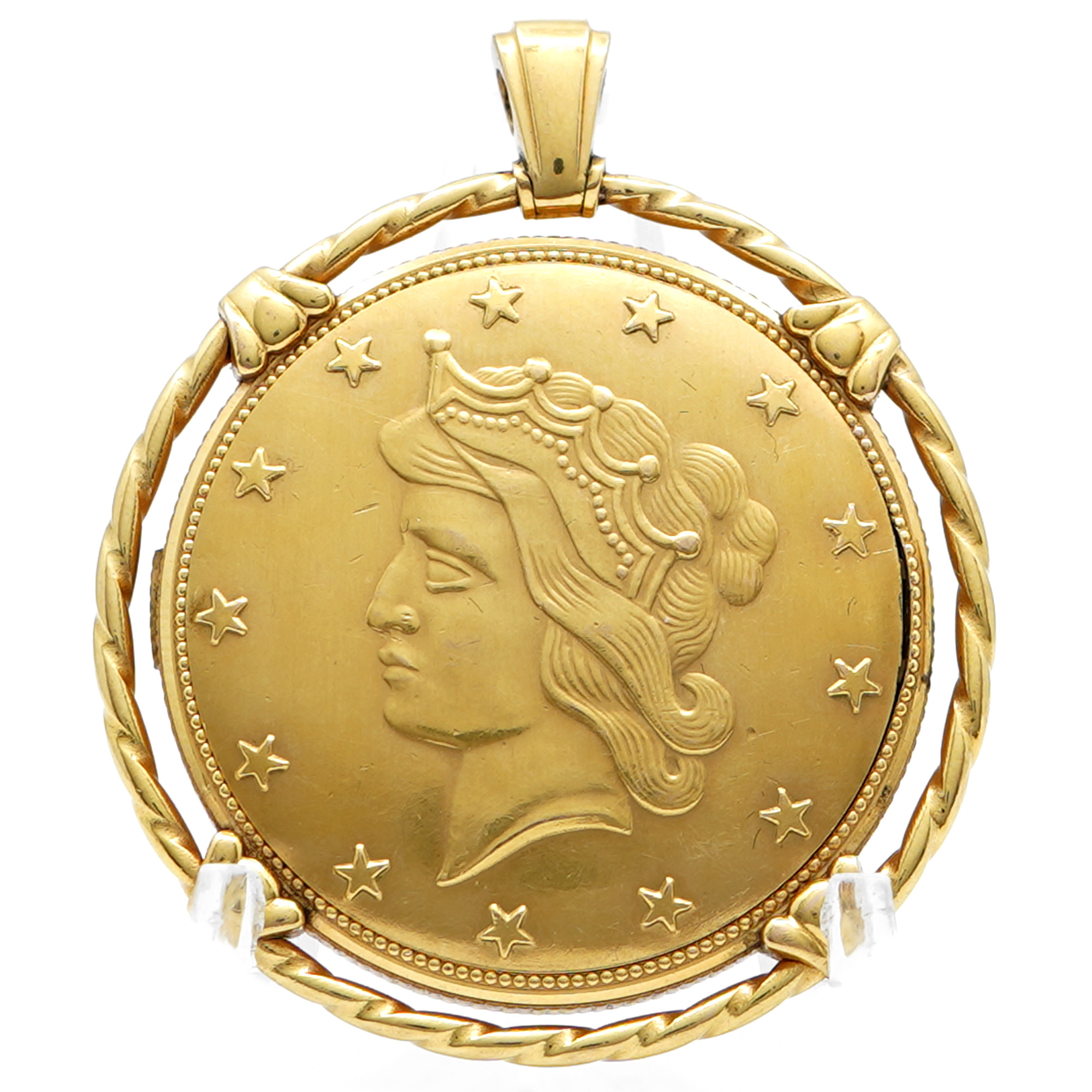Louvic Liberty Coin Pendant Watch *Vintage* - Inventory 8998