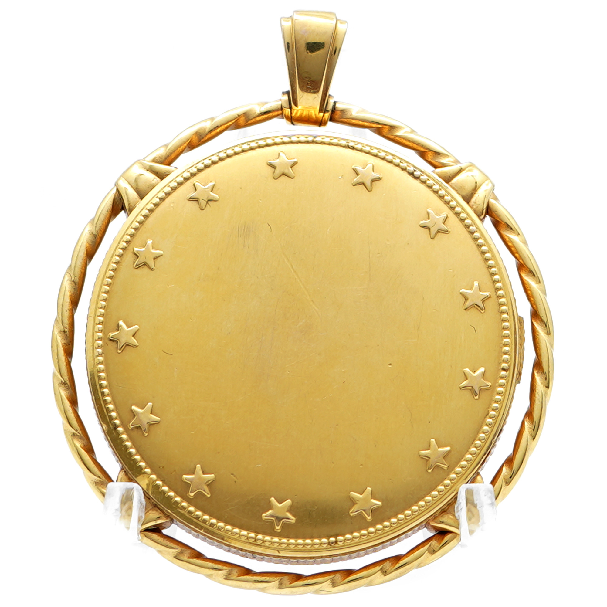 Louvic Liberty Coin Pendant Watch *Vintage* - Inventory 8998