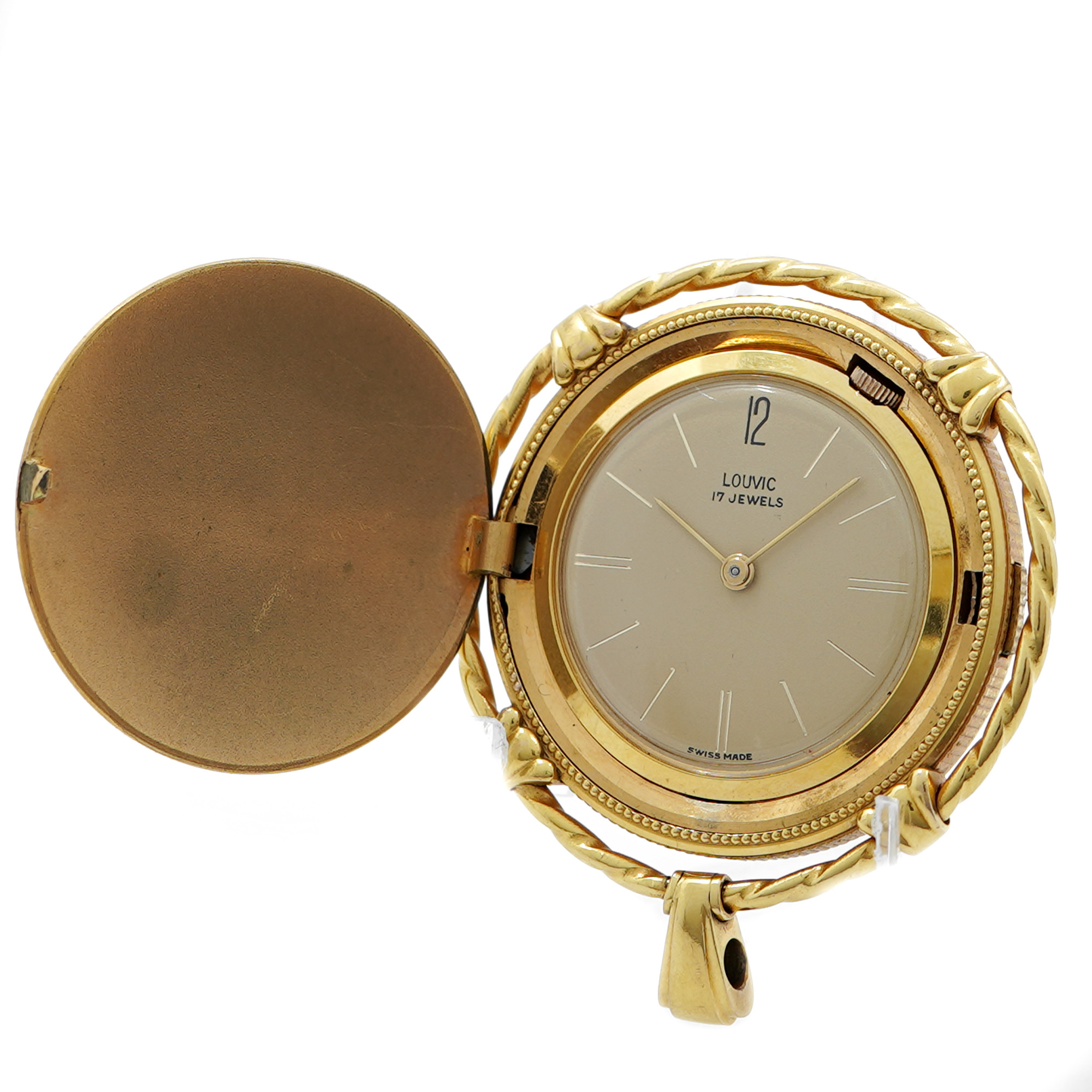 Louvic Liberty Coin Pendant Watch *Vintage* - Inventory 8998