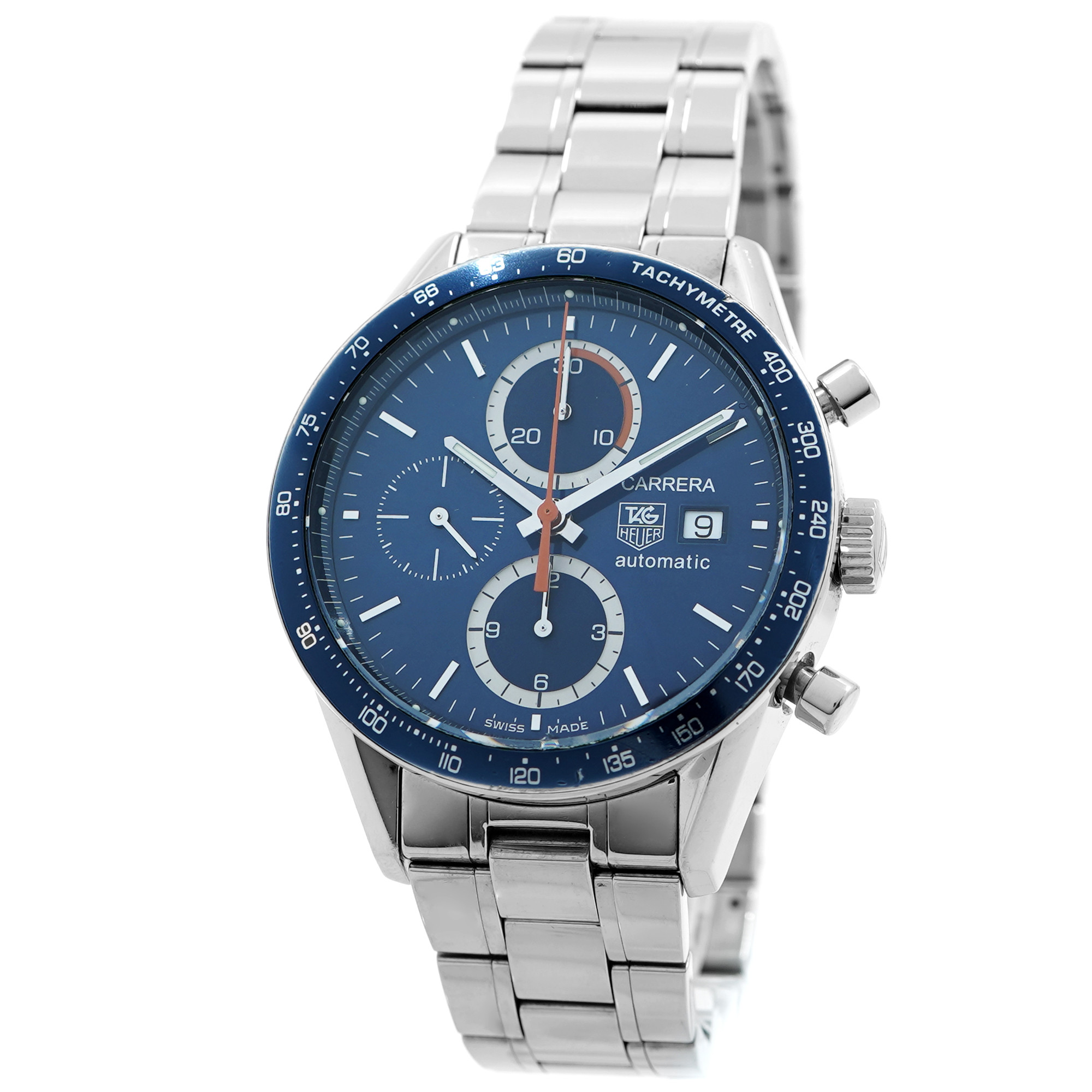 TAG Heuer Carrera Calibre 16 *Blue* -  Inventory 8995