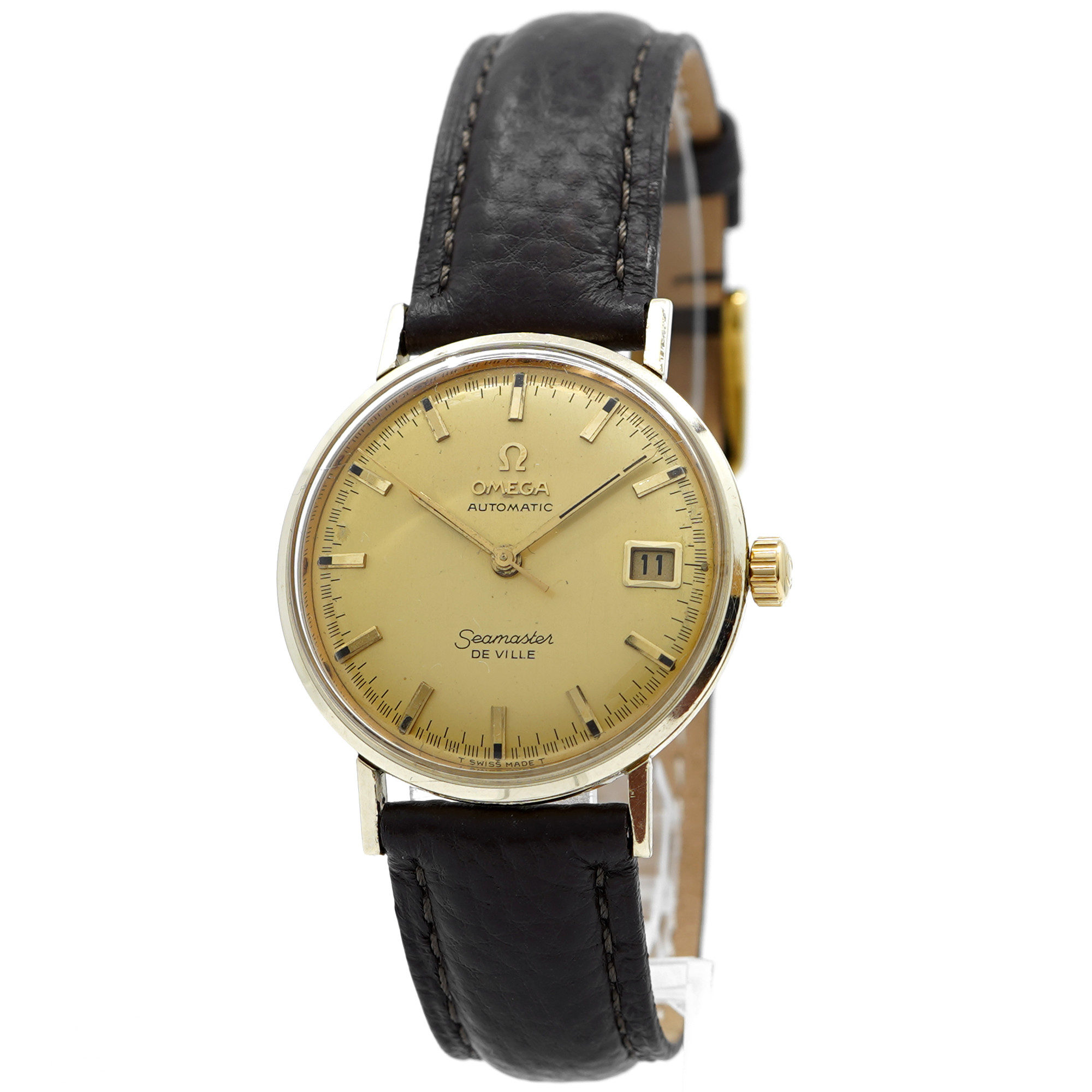 Omega Seamaster DeVille Automatic Date KL6610  *Solid 14k* Caliber 563 - Inventory 8971