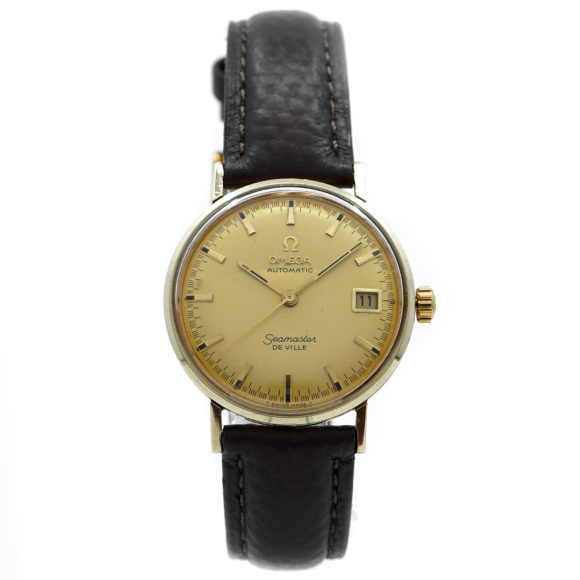 Omega Seamaster DeVille Automatic Date KL6610  *Solid 14k* Caliber 563 - Inventory 8971
