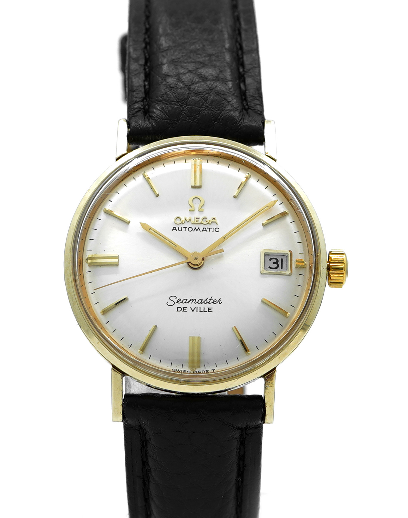 Omega Seamaster DeVille Automatic Date KL6610 *Solid 14k* Caliber