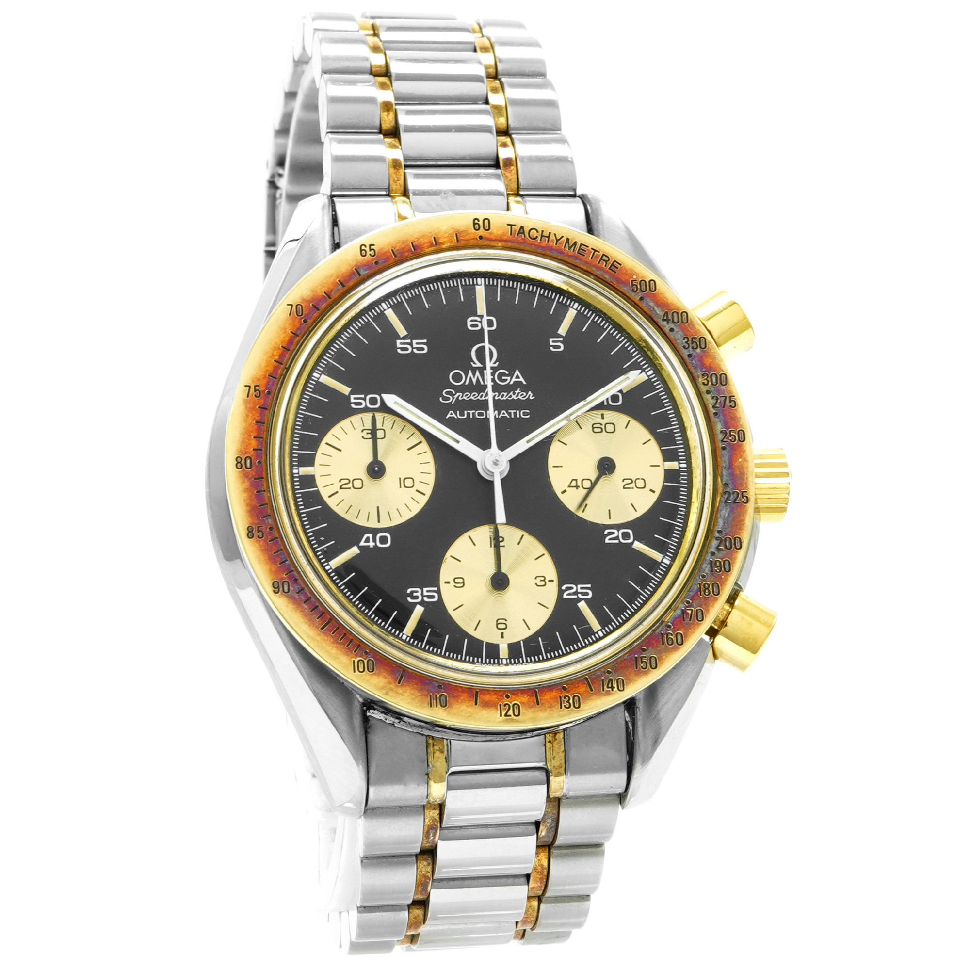 Omega Speedmaster Reduced  39mm Rose Gold and Stainless Steel 175.0033 - Inventory 9015