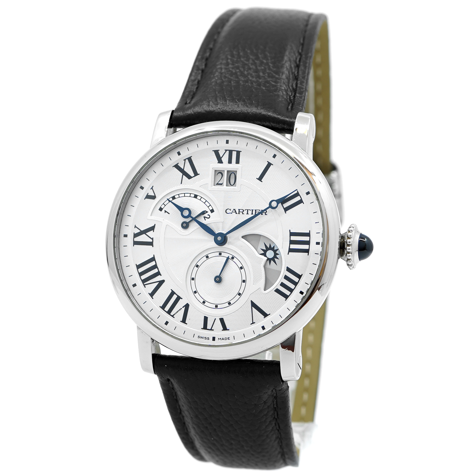 Cartier Rotonde 42mm Large Date Retrograde W1556368 - Inventory 9051