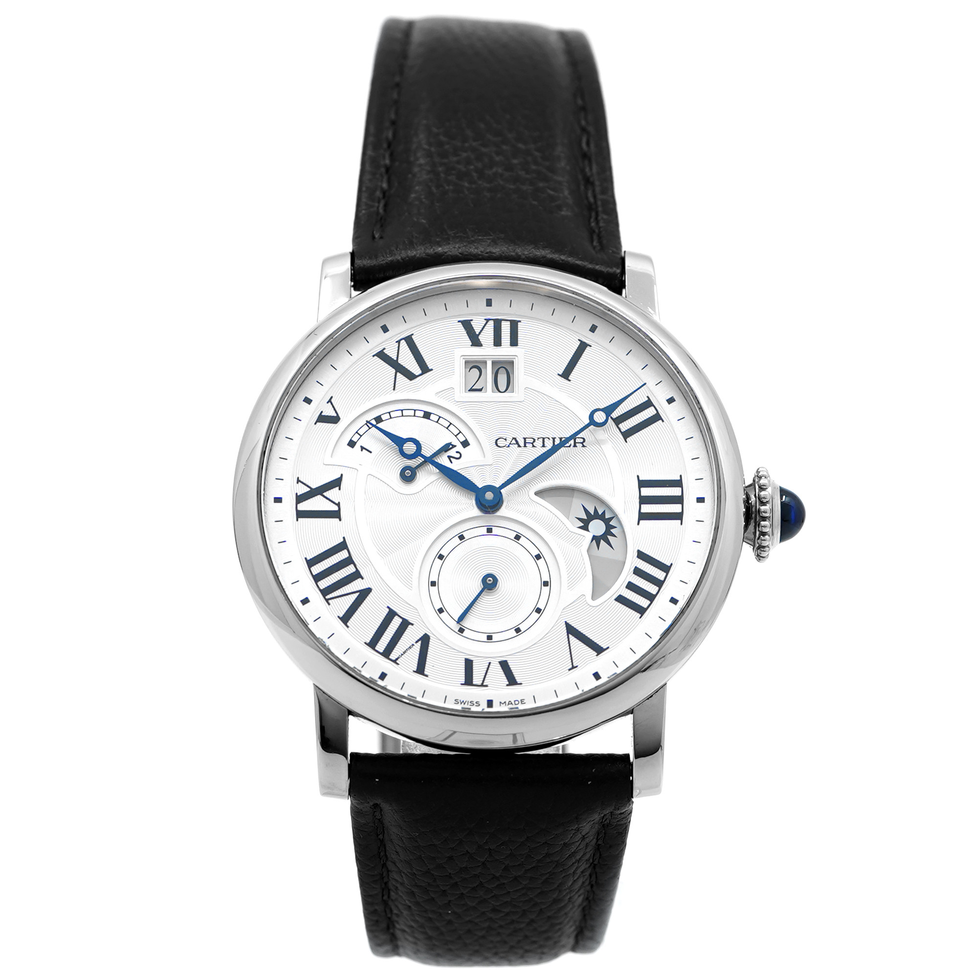 Cartier Rotonde 42mm Large Date Retrograde W1556368 - Inventory 9051