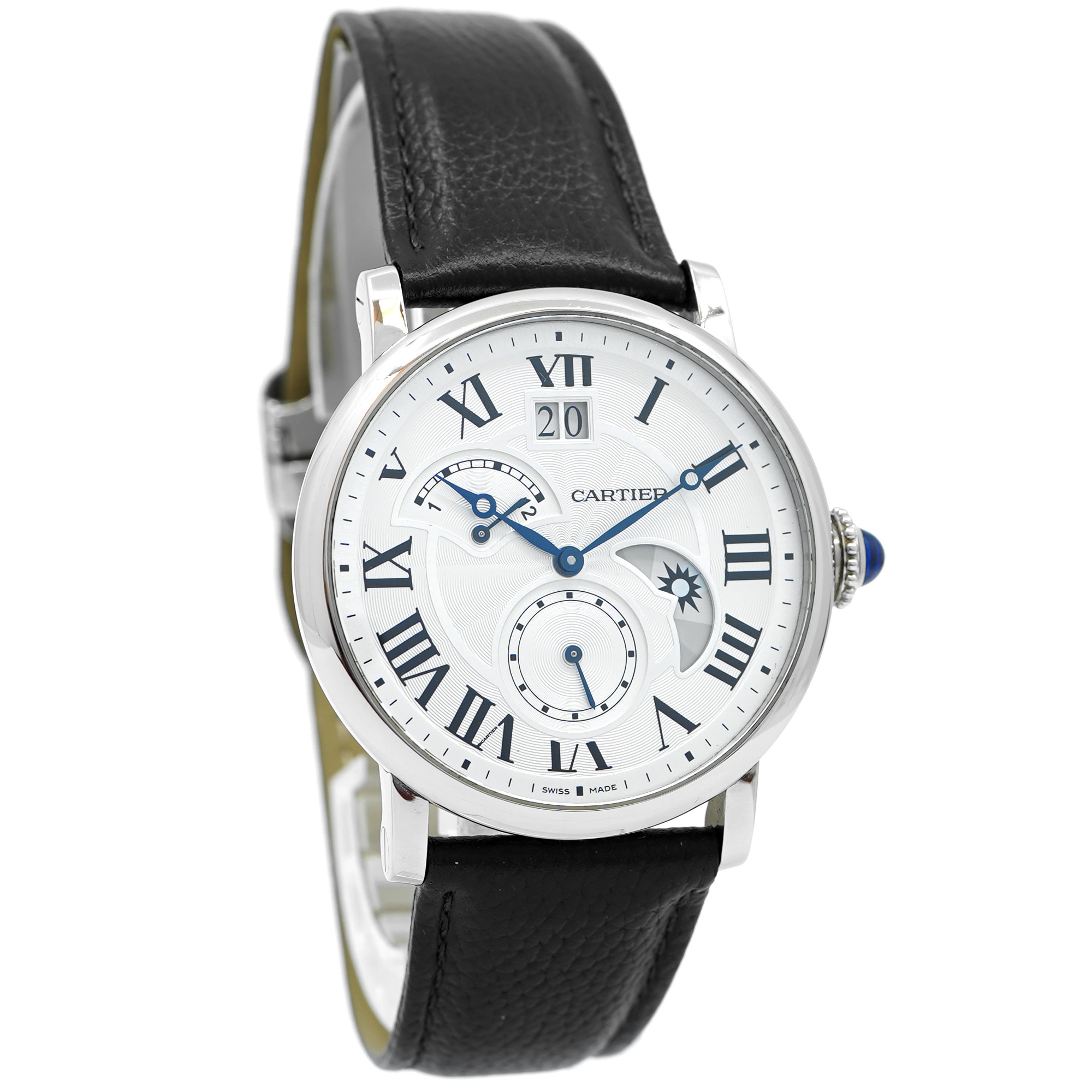 Cartier Rotonde 42mm Large Date Retrograde W1556368 - Inventory 9051