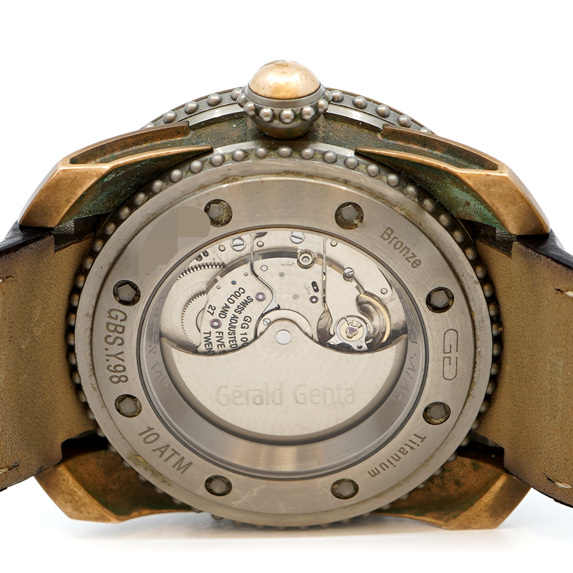 Gerald Genta Gefica Bi-Retro Bronze GBS.Y.98 - Inventory 9066