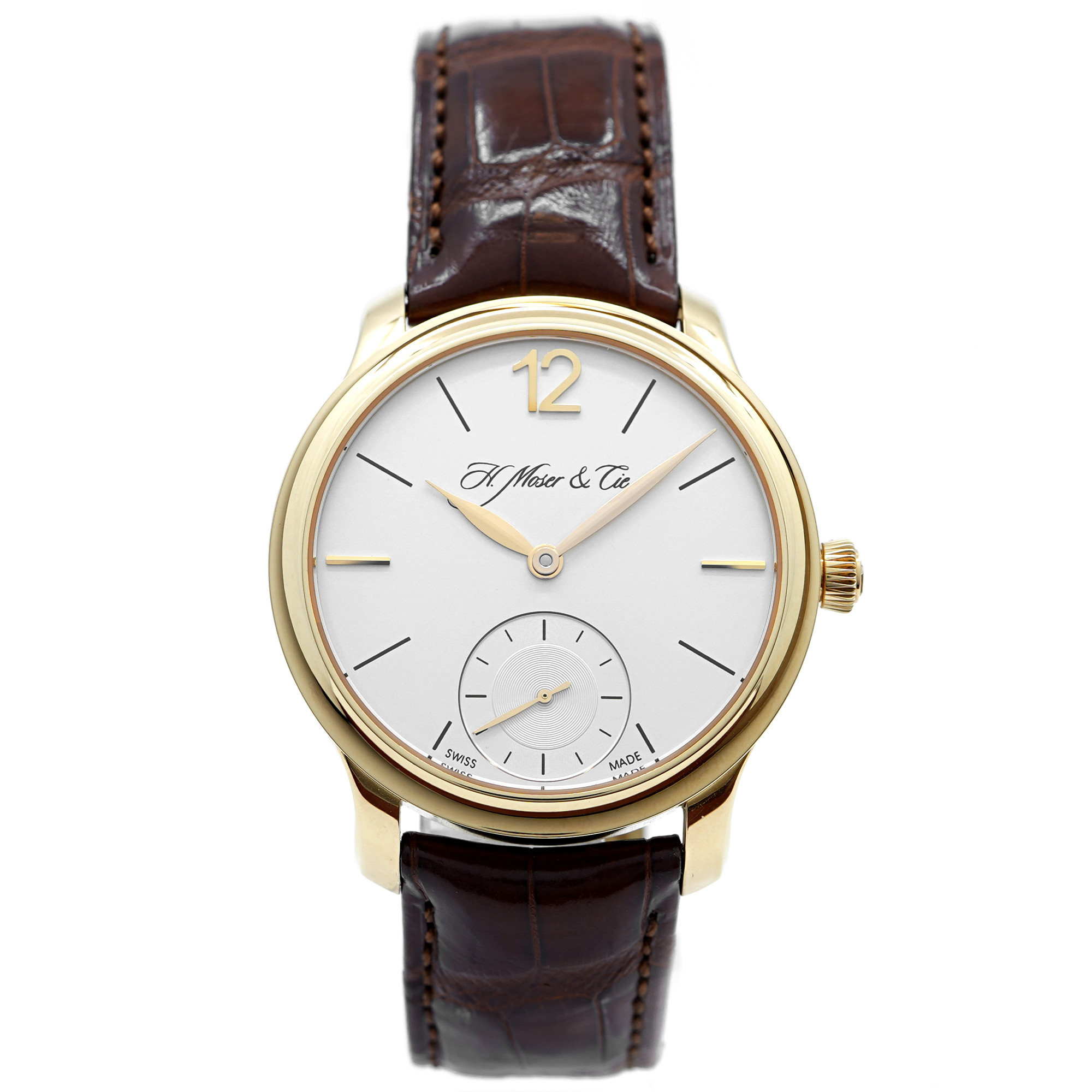 ◆mayu◆ H Moser Endeavor Mayu Small Seconds 321.503 *Yellow Gold