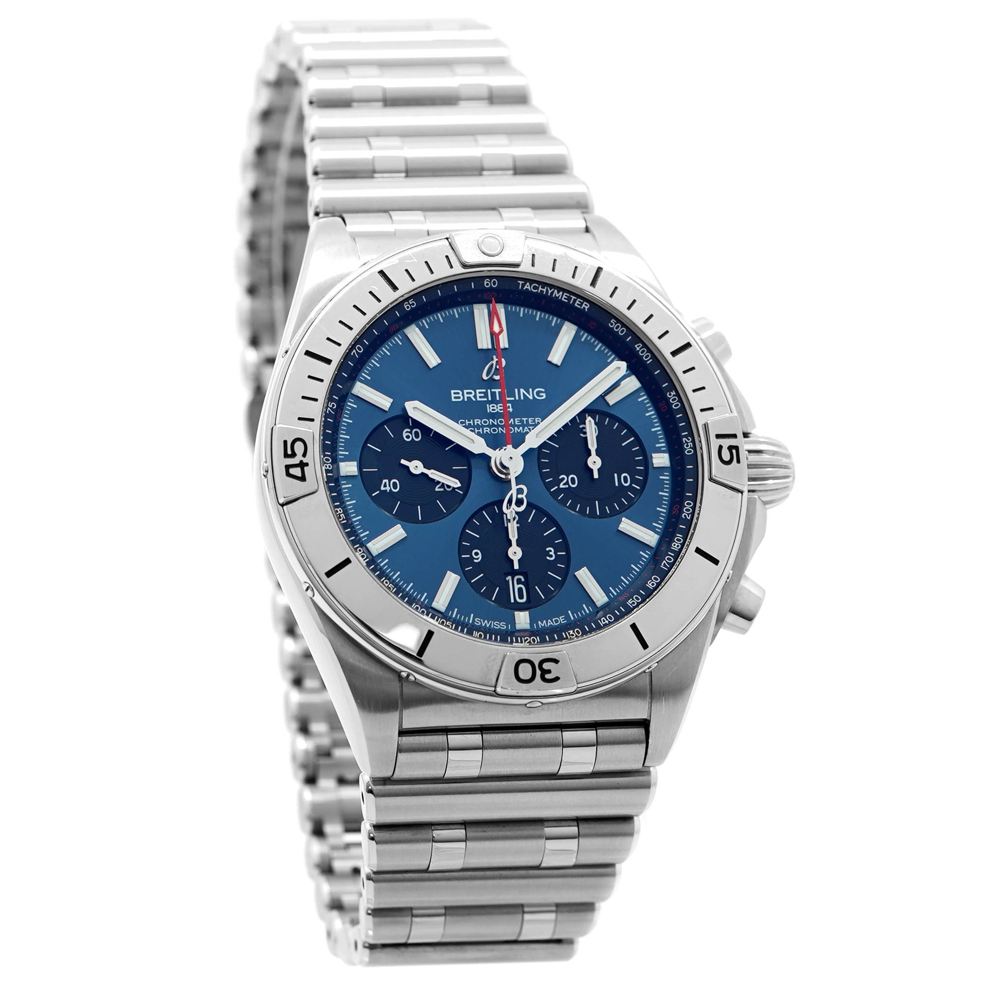 Breitling Chronomat 42 *Blue Dial* AB0134 - Inventory 9061