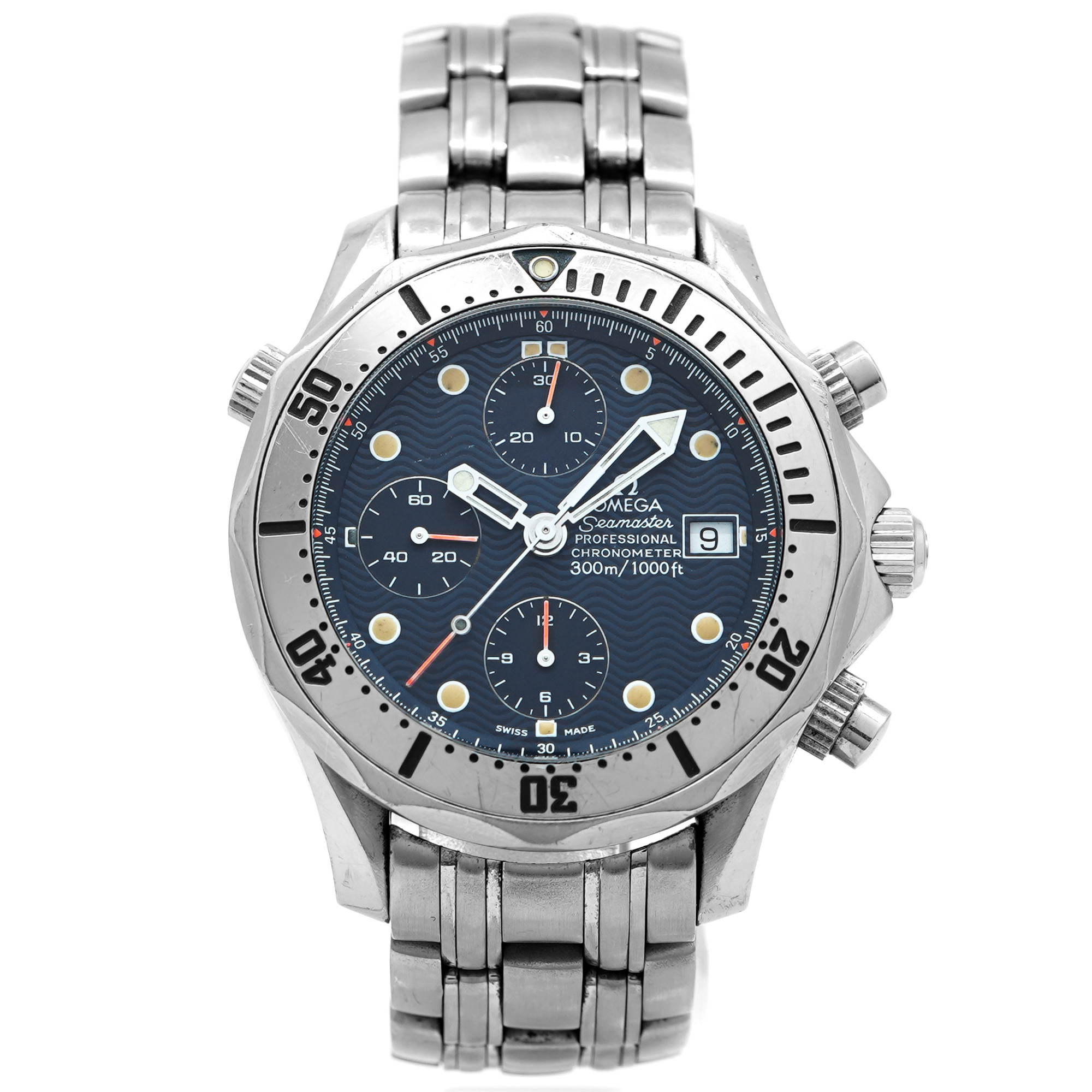 Omega Seamaster Diver 300M Chronograph 2598.80.00 *Blue Dial