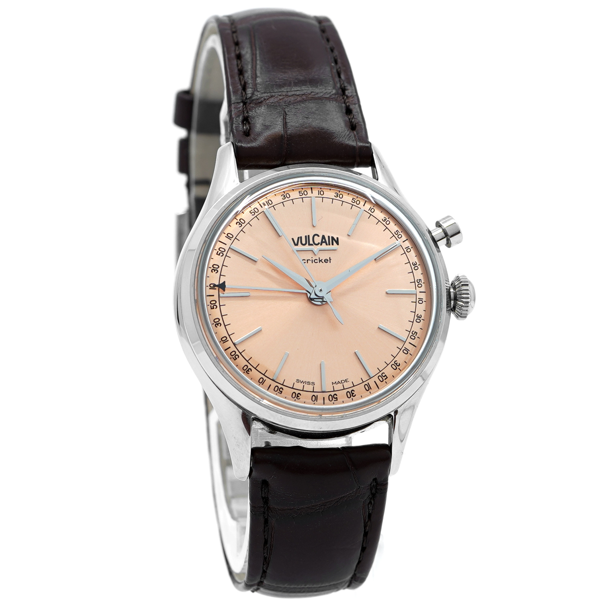 Vulcain Cricket President *2024* *Salmon Dial* - Inventory 9106
