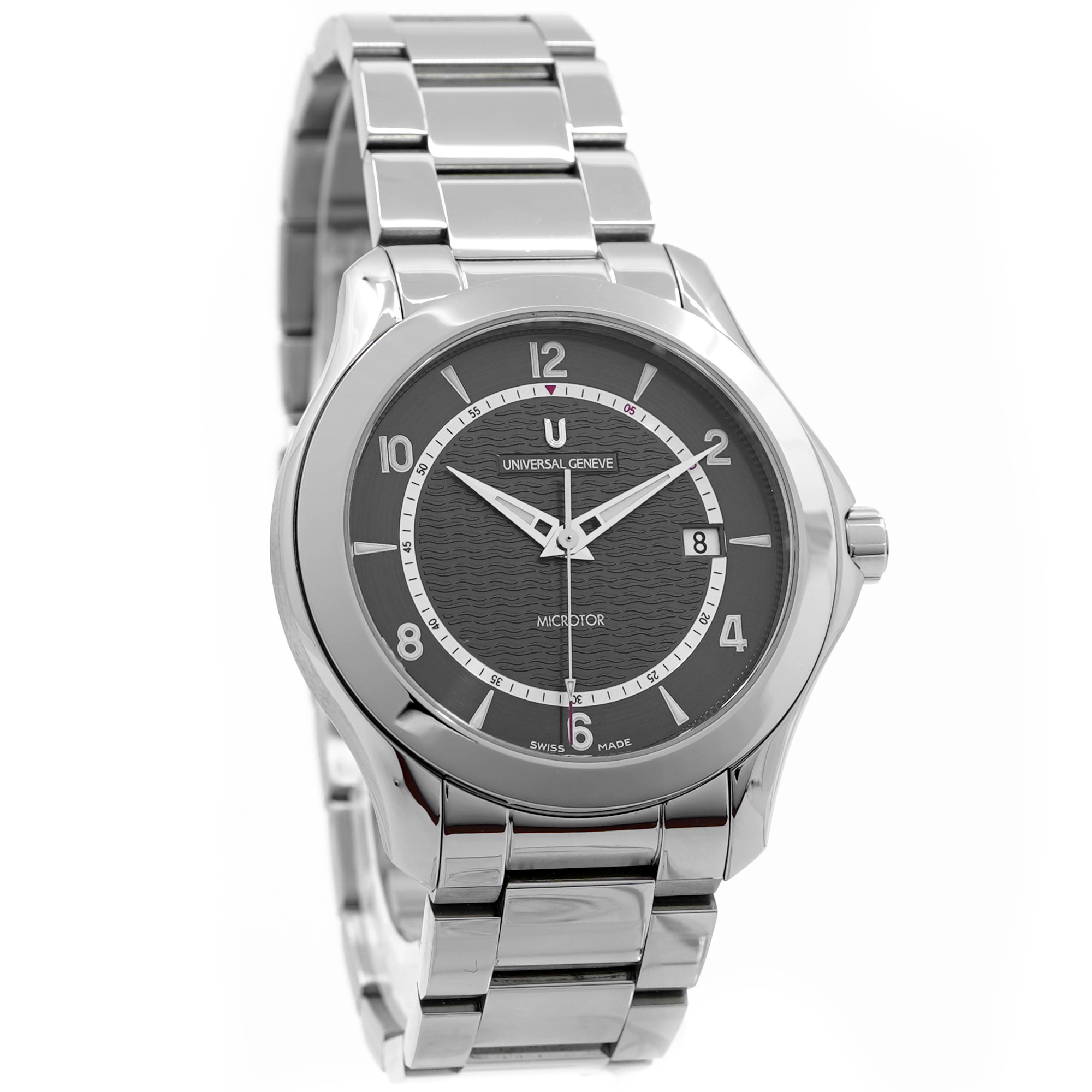 Universal Geneve Microtor 8101.126  *Black Dial* *2024* *Unworn* - Inventory 9114