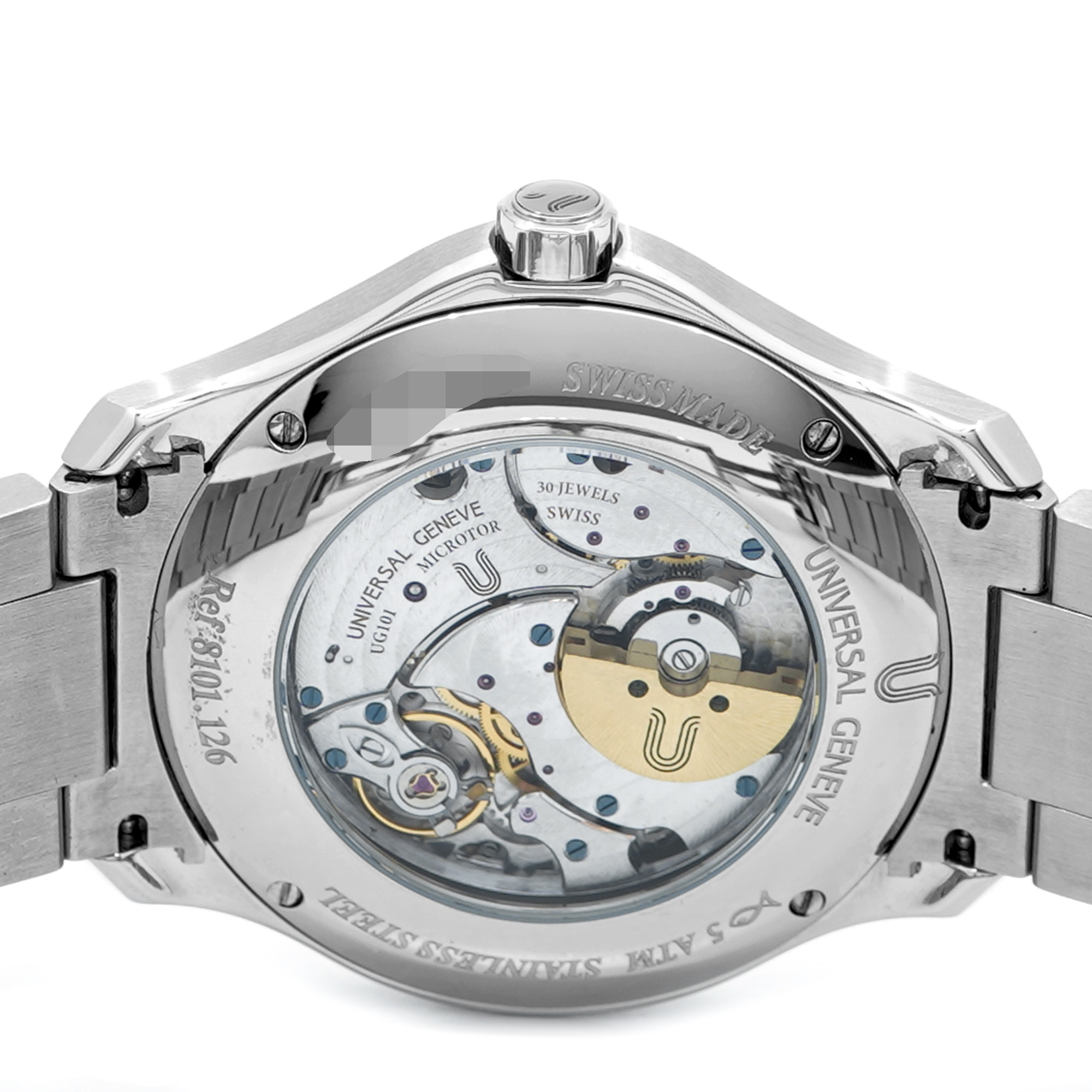 Universal Geneve Microtor 8101.126  *Black Dial* *2024* *Unworn* - Inventory 9114