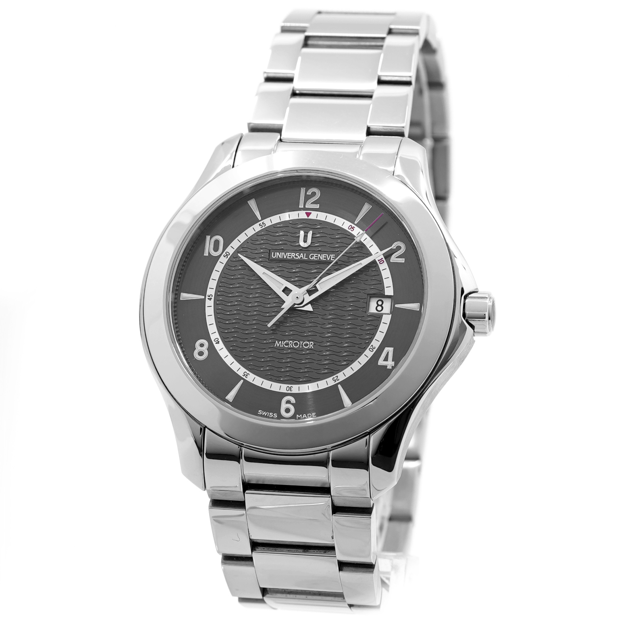 Universal Geneve Microtor 8101.126  *Black Dial* *2024* *Unworn* - Inventory 9114