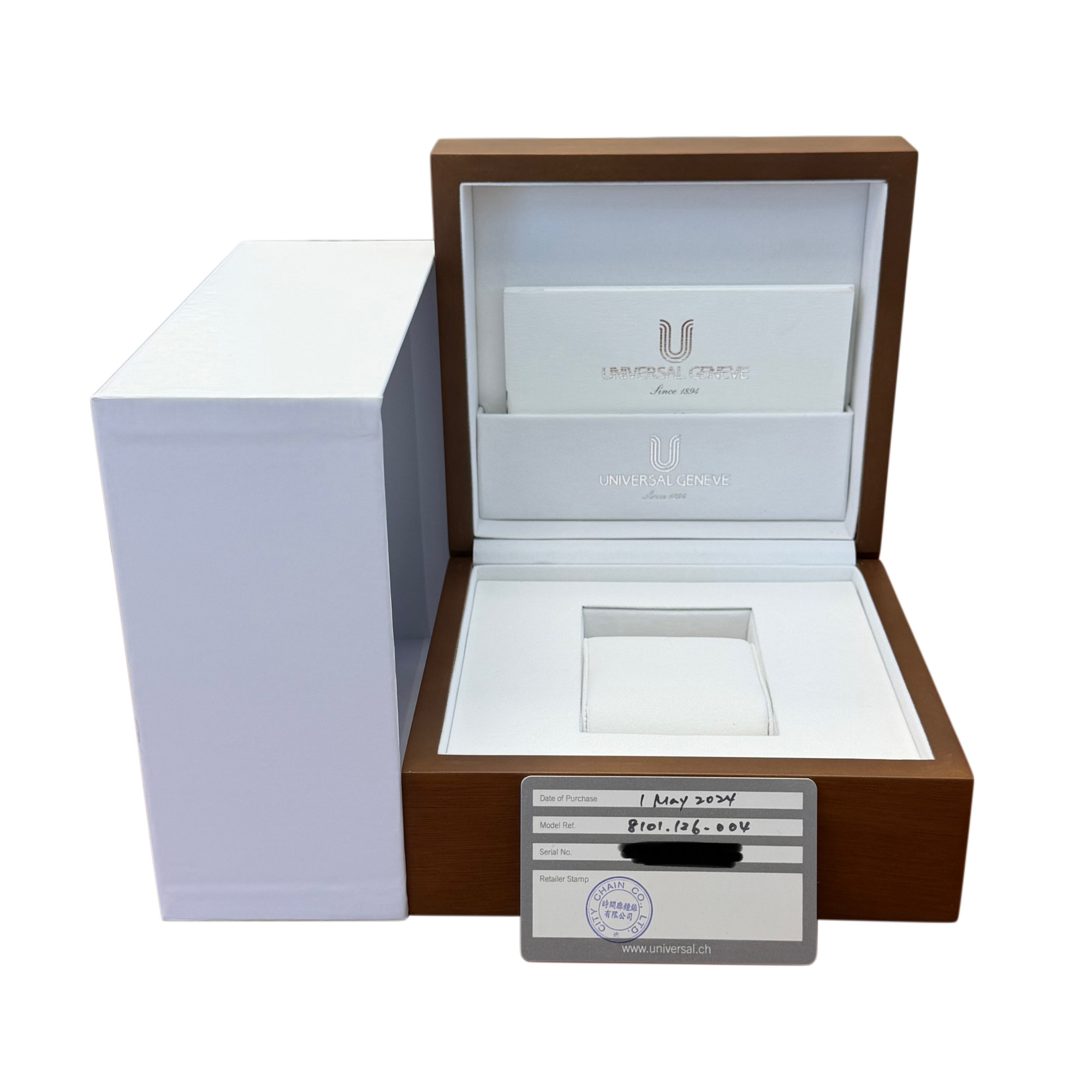 Universal Geneve Microtor 8101.126 *Silver Dial* *2024* *Unworn* - Inventory 9113