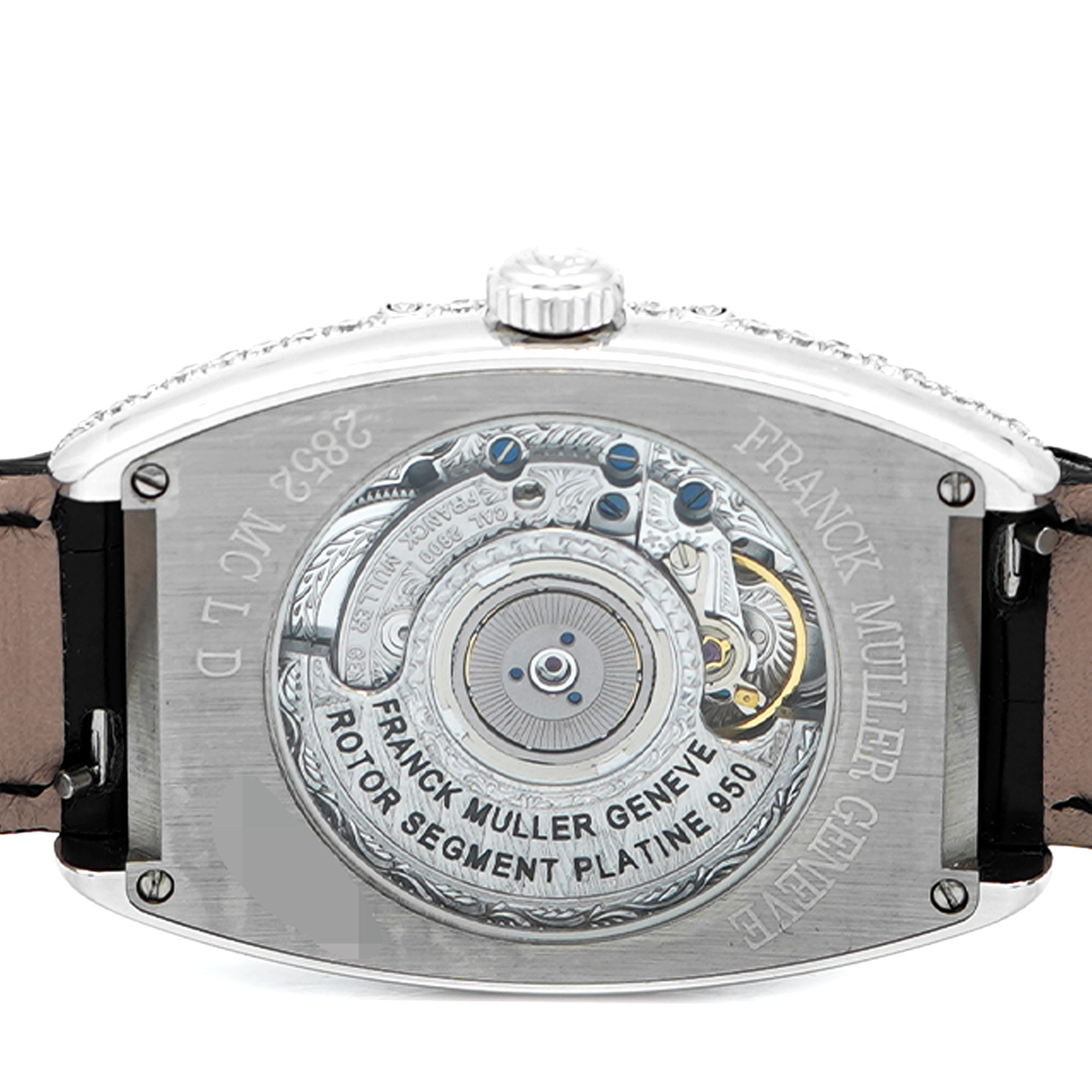 Franck Muller Cintrée Curvex Master Calendar Moonphase *Factory Diamond* *Unworn* - Inventory 9117