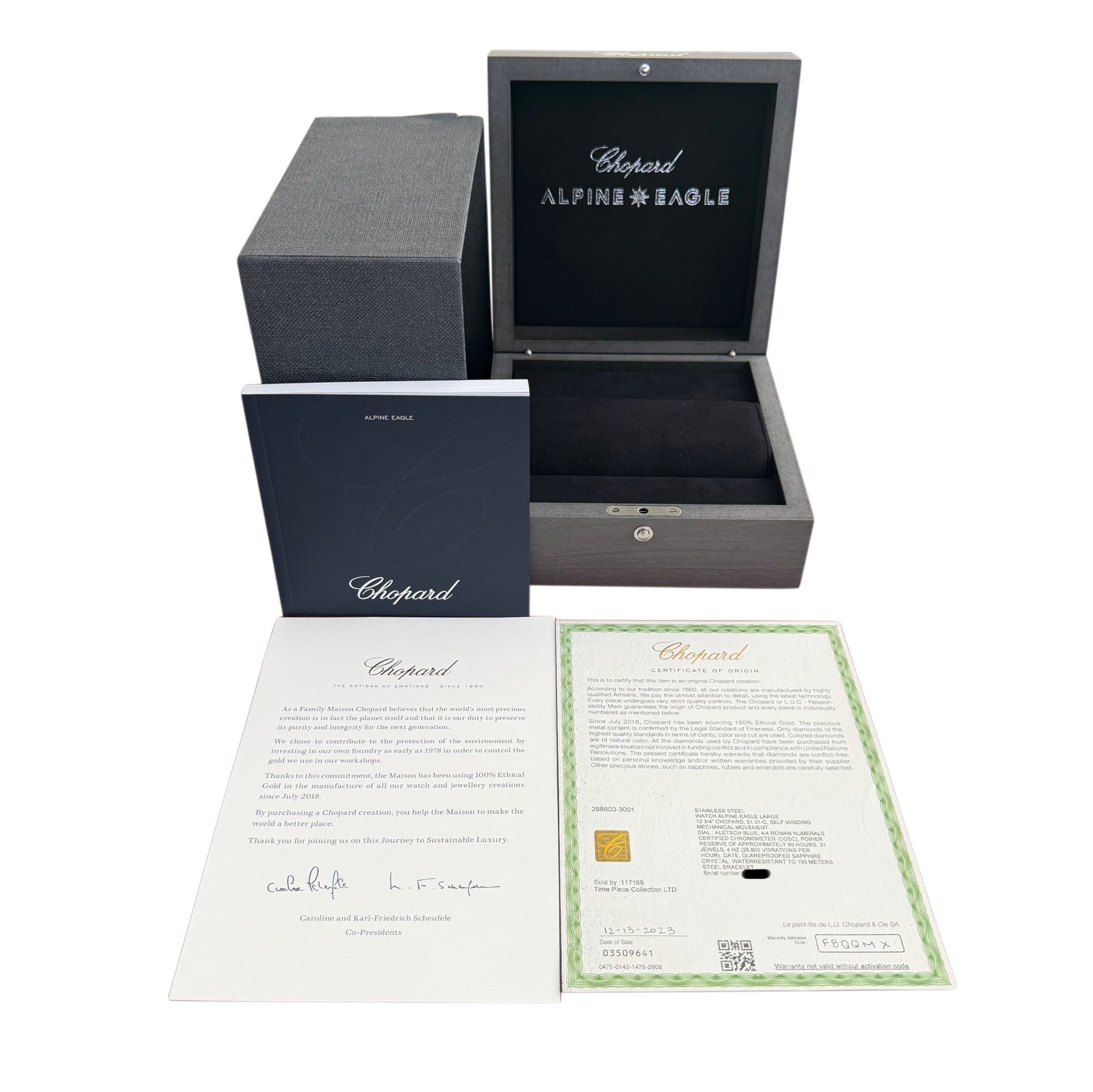 Chopard Alpine Eagle *Blue Dial* 298600-3001 - Inventory 9120