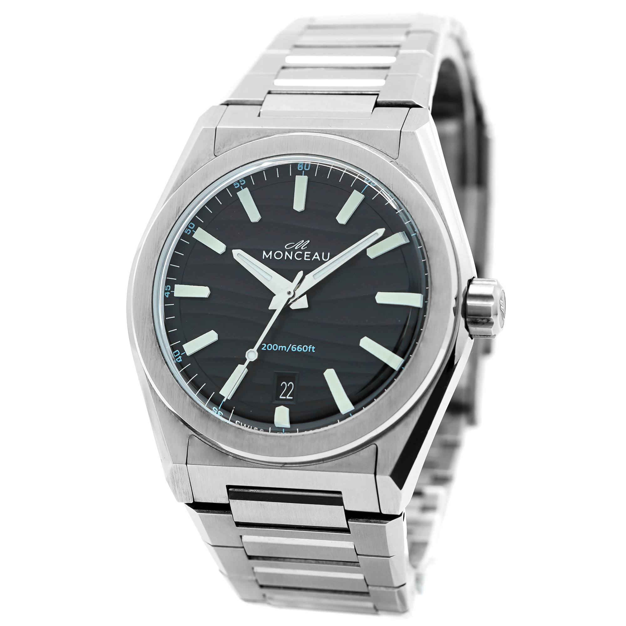 Monceau Model 01 *Icelandic Black Dial* - Inventory 9139