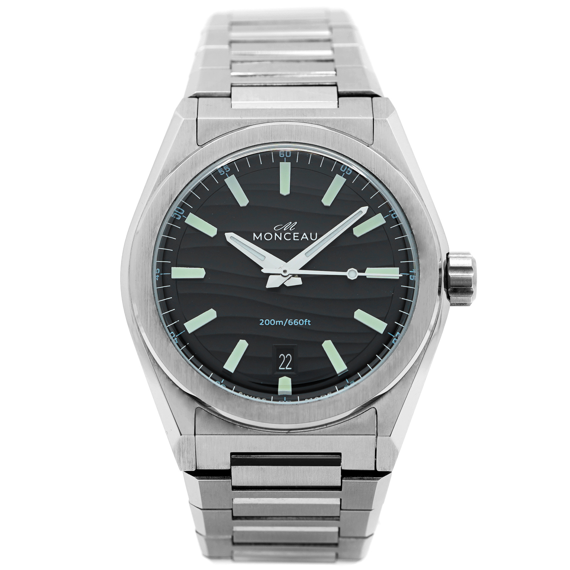 Monceau Model 01 *Icelandic Black Dial* - Inventory 9139
