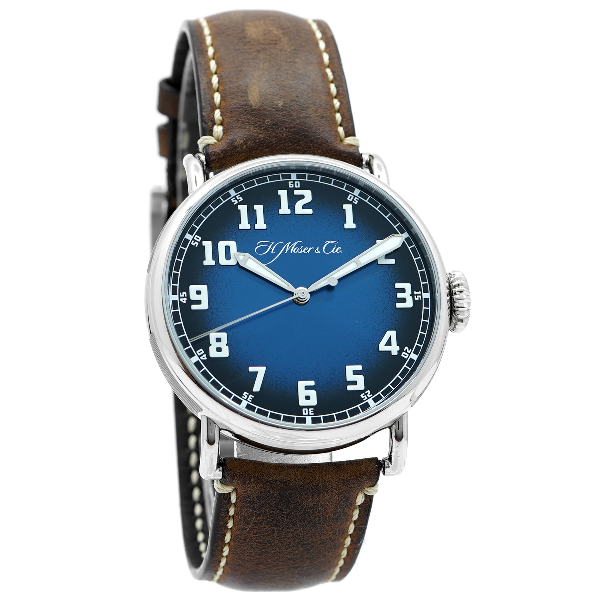 H Moser Heritage Centre Seconds Funky Blue 8200-1201 - Inventory