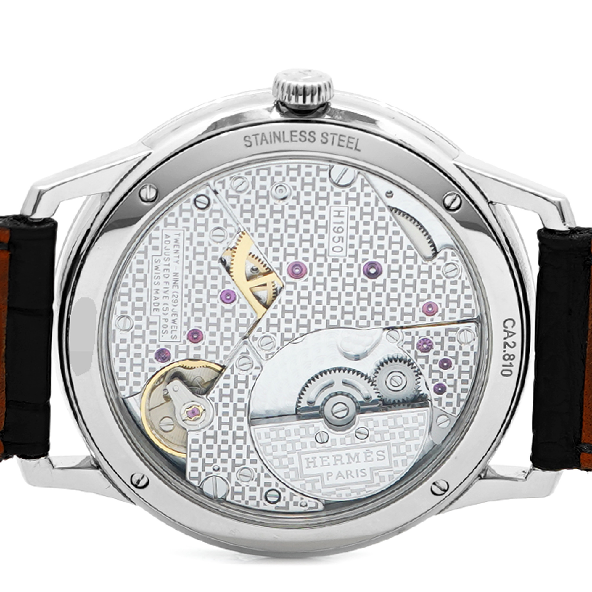Hermes Slim d'Hermes CA2.810 *Blue Dial*- Inventory 9193