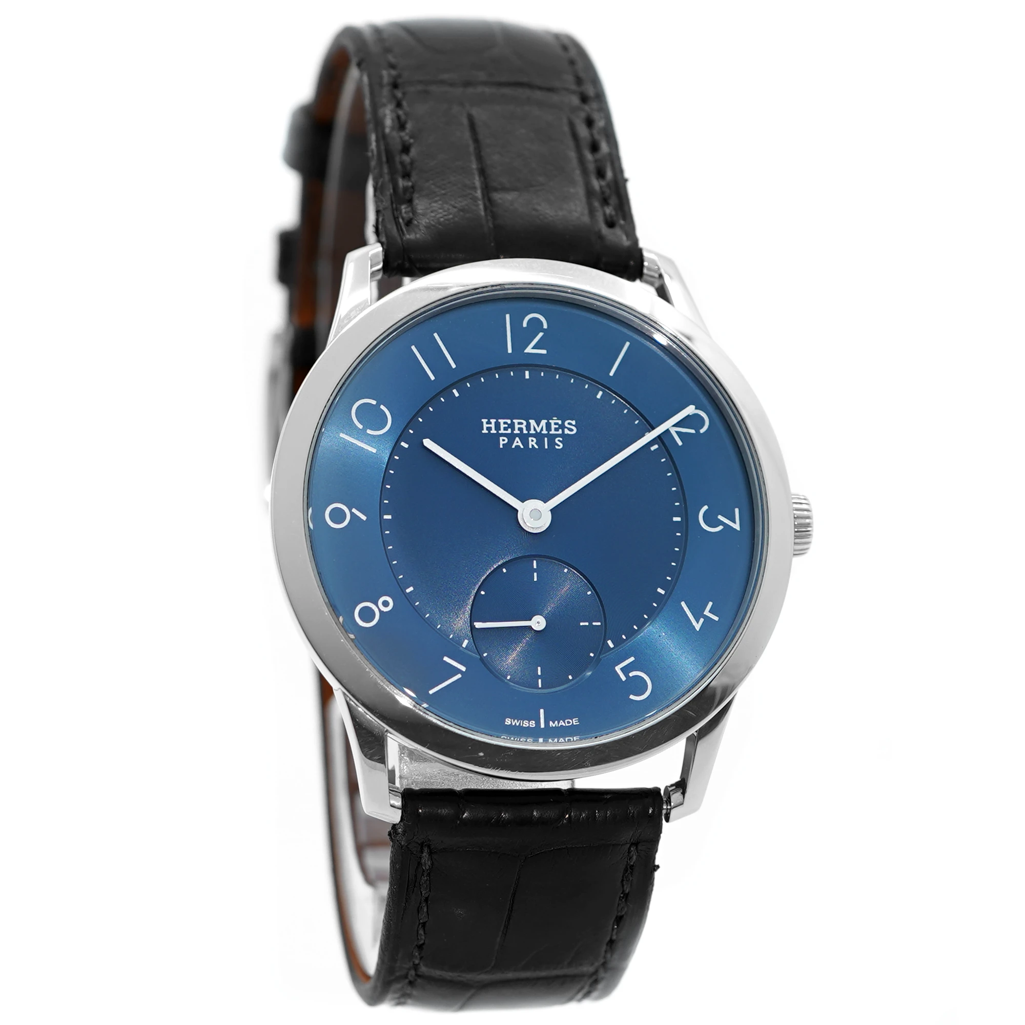 Hermes Slim d'Hermes CA2.810 *Blue Dial*- Inventory 9193