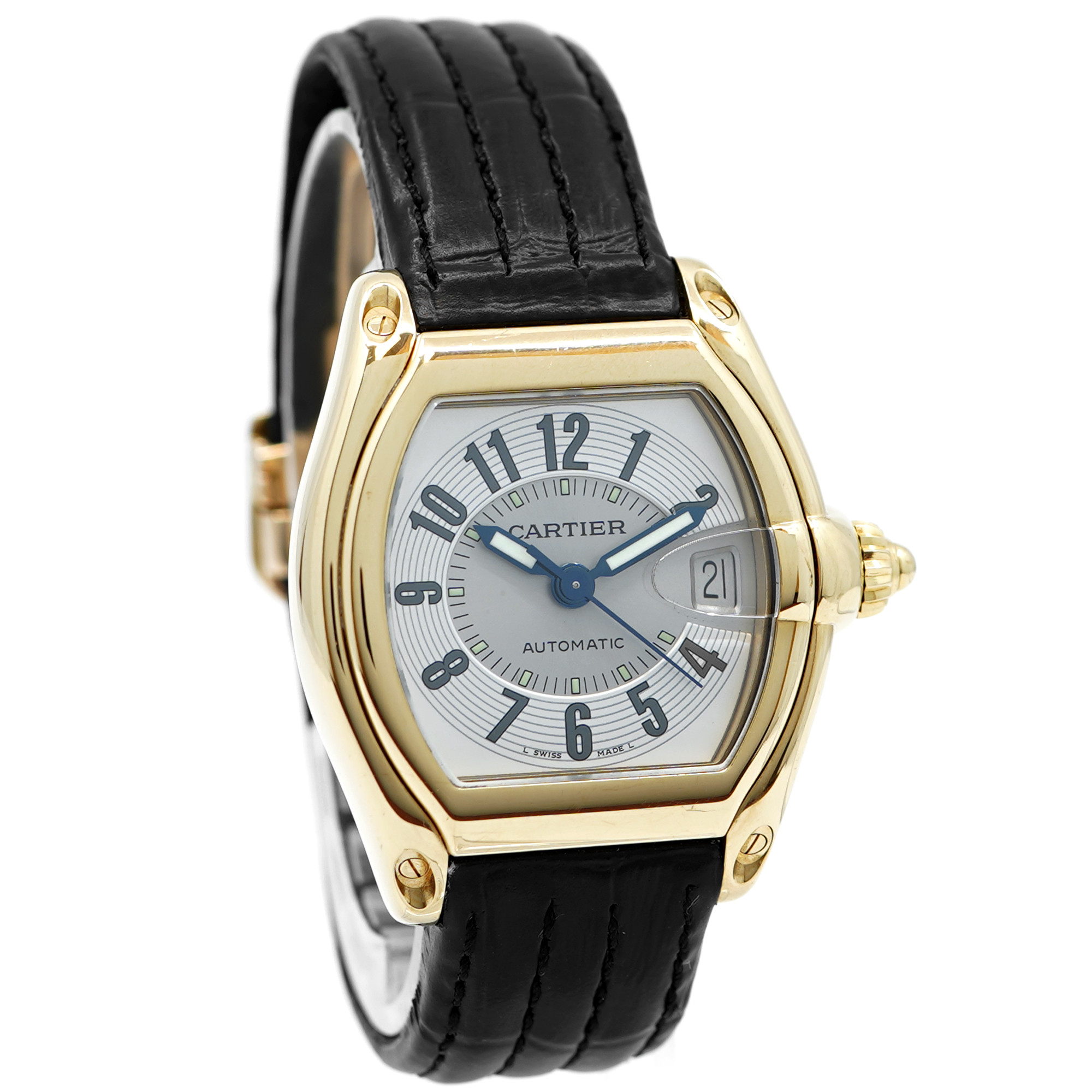 Cartier Roadster  Large W62003V2 *18k Yellow Gold* - Inventory 9201