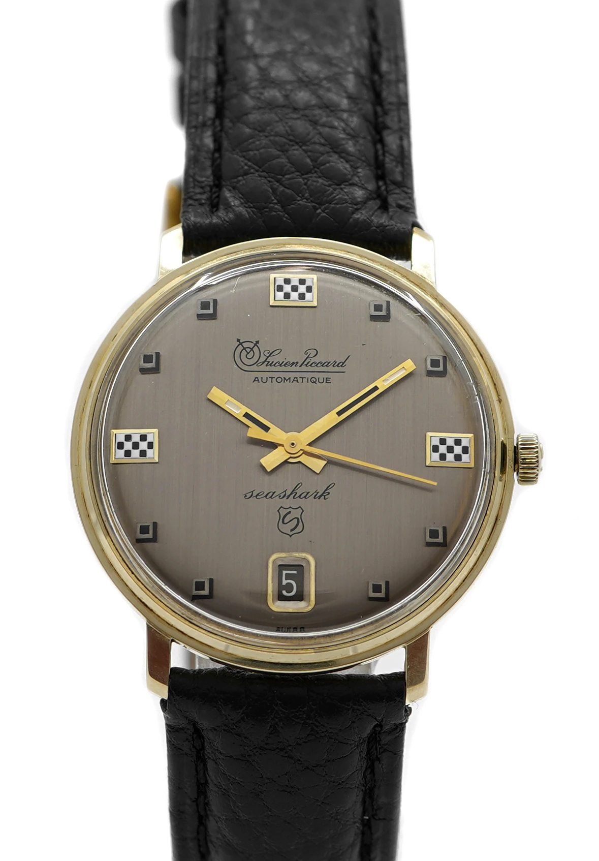 Lucien Piccard SeaShark Automatic Date *14k Gold* - Inventory 9262