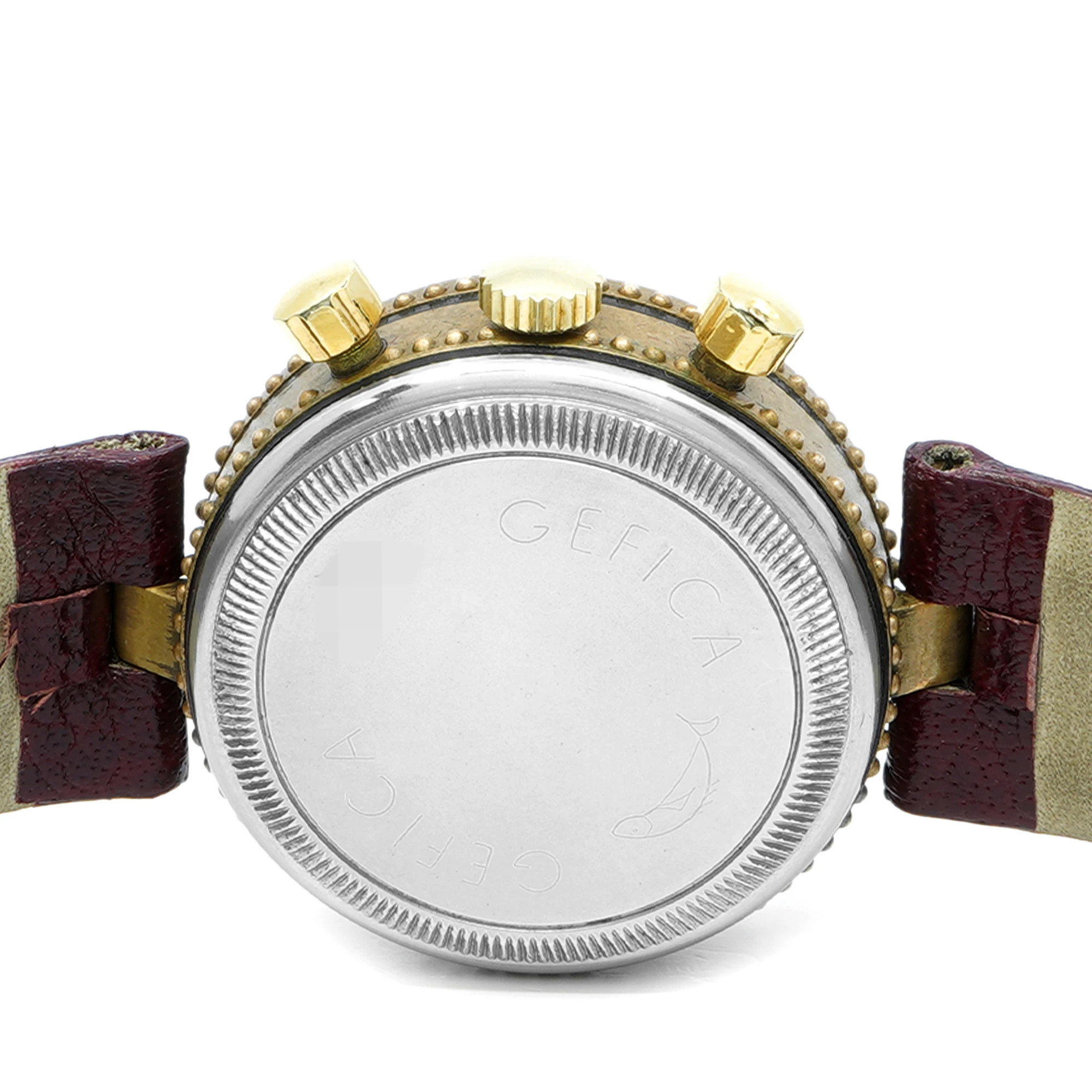 Gerald Genta Gefica Safari Bronze Chronograph G2989.7 - Inventory