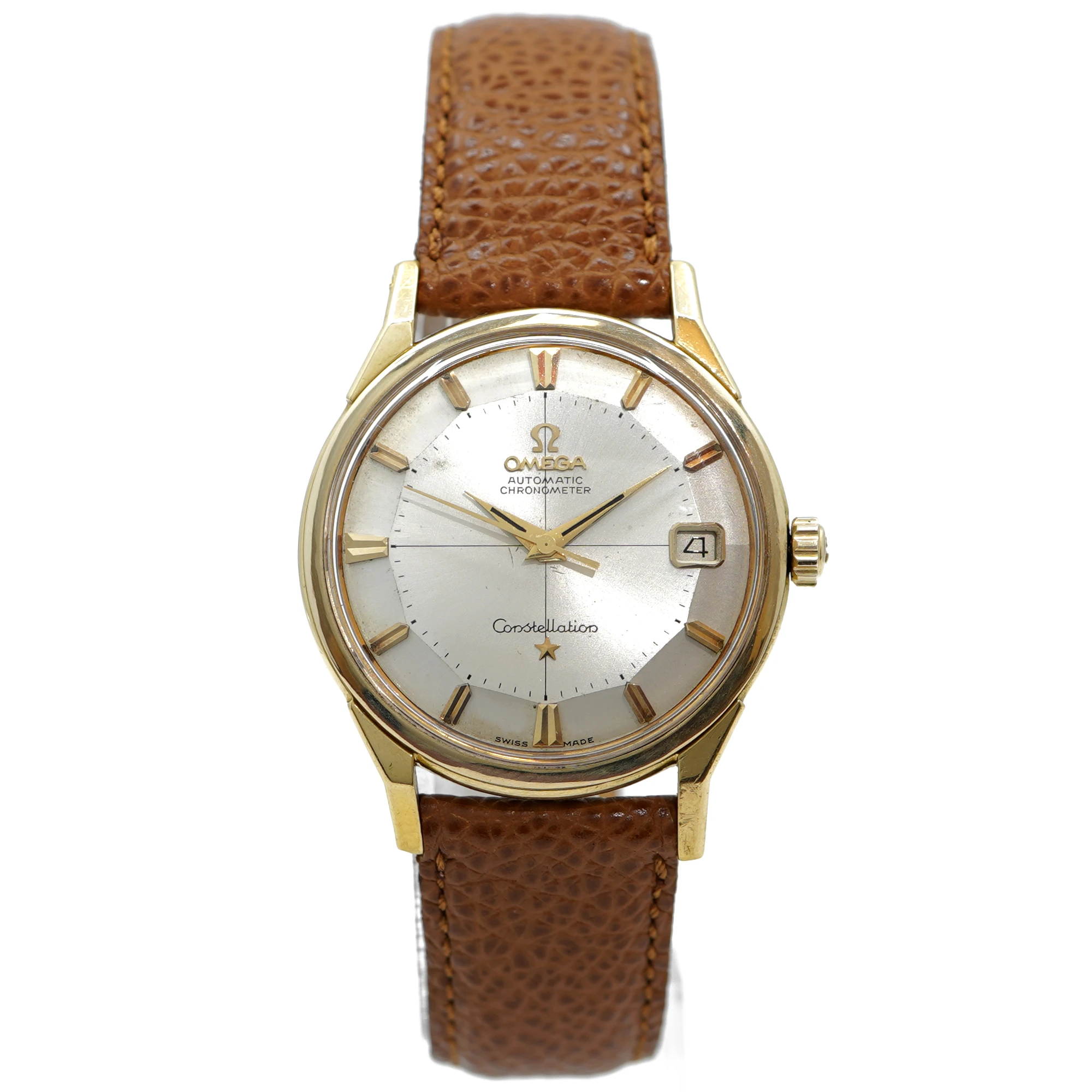 Omega Constellation 18k 14902 *Pie-Pan Cross Hair Dial* *1962* - Inventory 9286