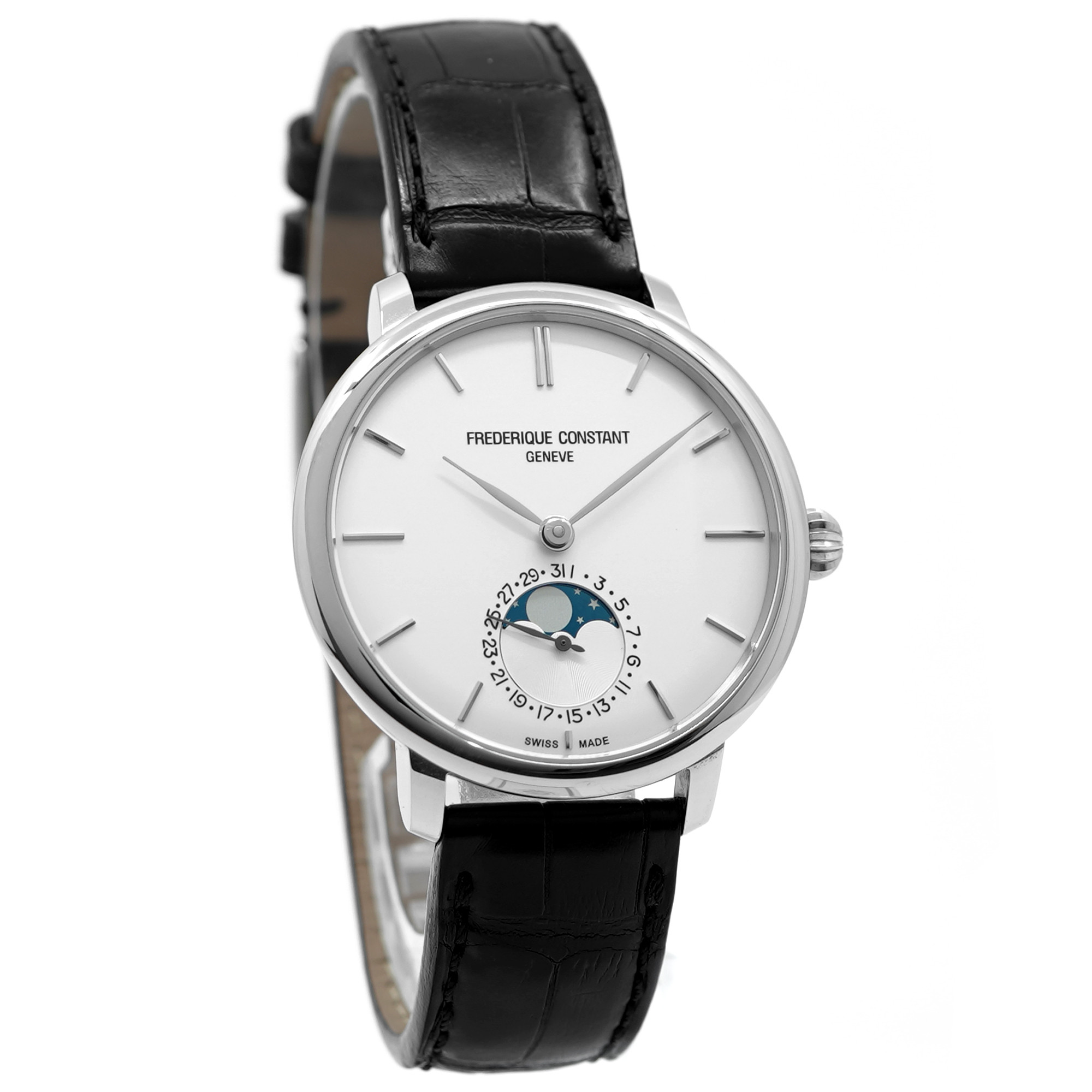 Frederique Constant Slimline Moonphase FC-703X3S/SD4/6 - Inventory 9290