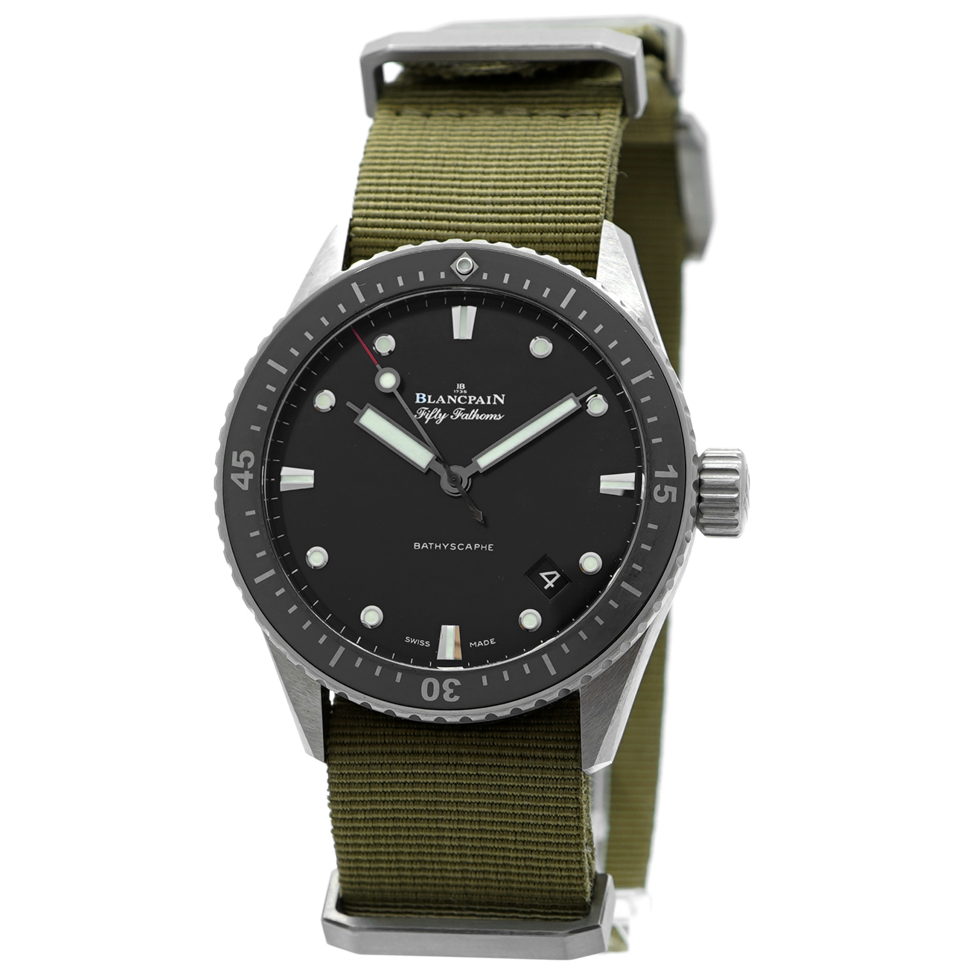 Blancpain Fifty Fathoms Bathyscaphe 5000-1230-B52A - Inventory 9333