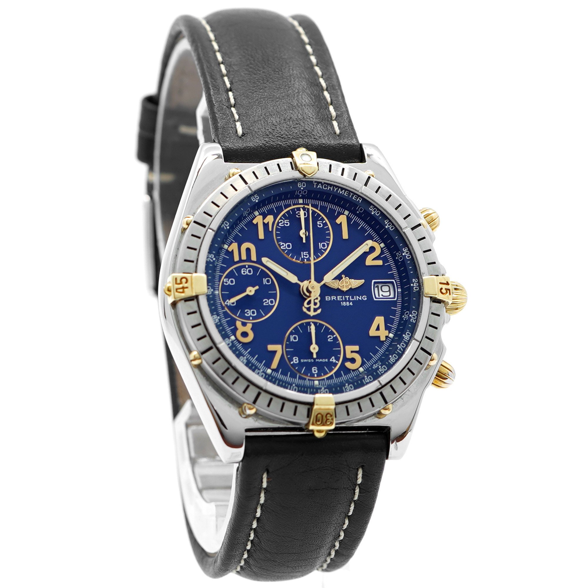 Breitling Chronomat 81950A  *Blue Dial* - Inventory 9090