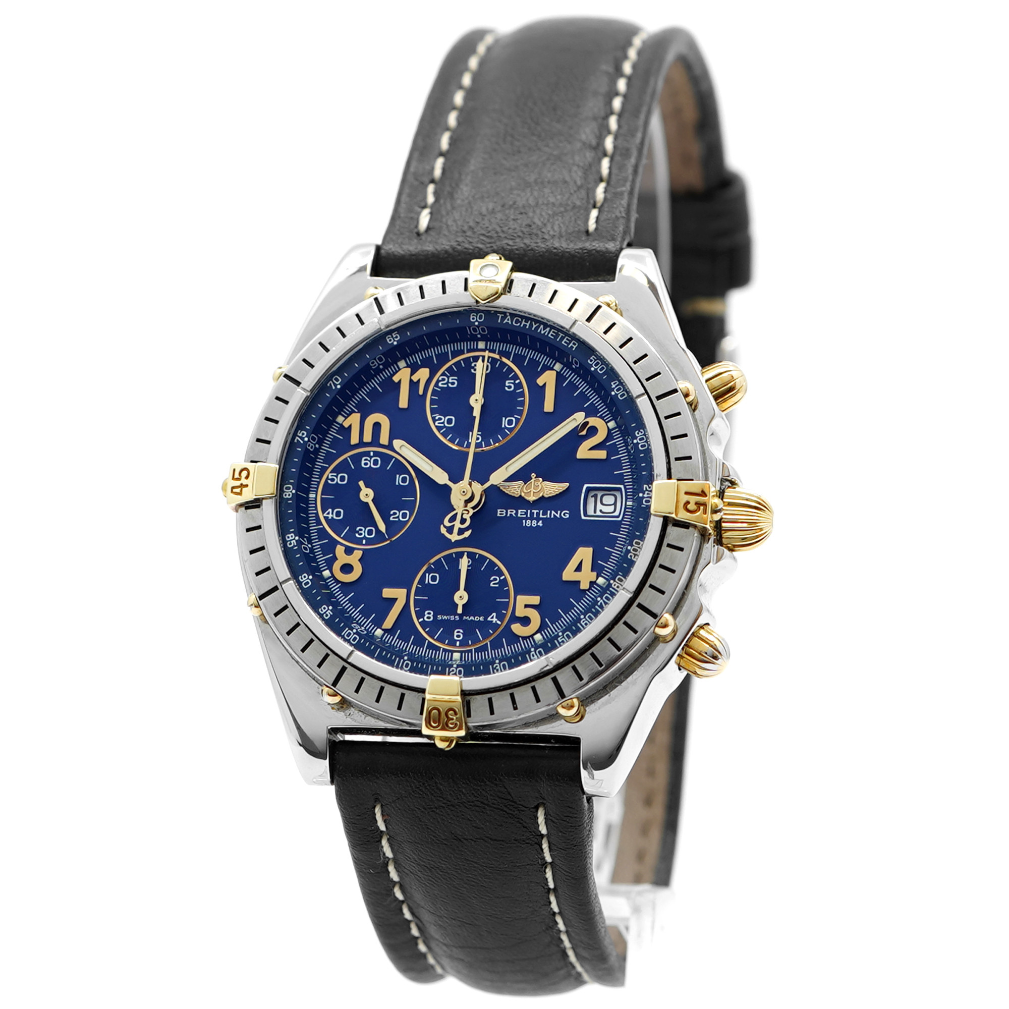 Breitling Chronomat 81950A  *Blue Dial* - Inventory 9090