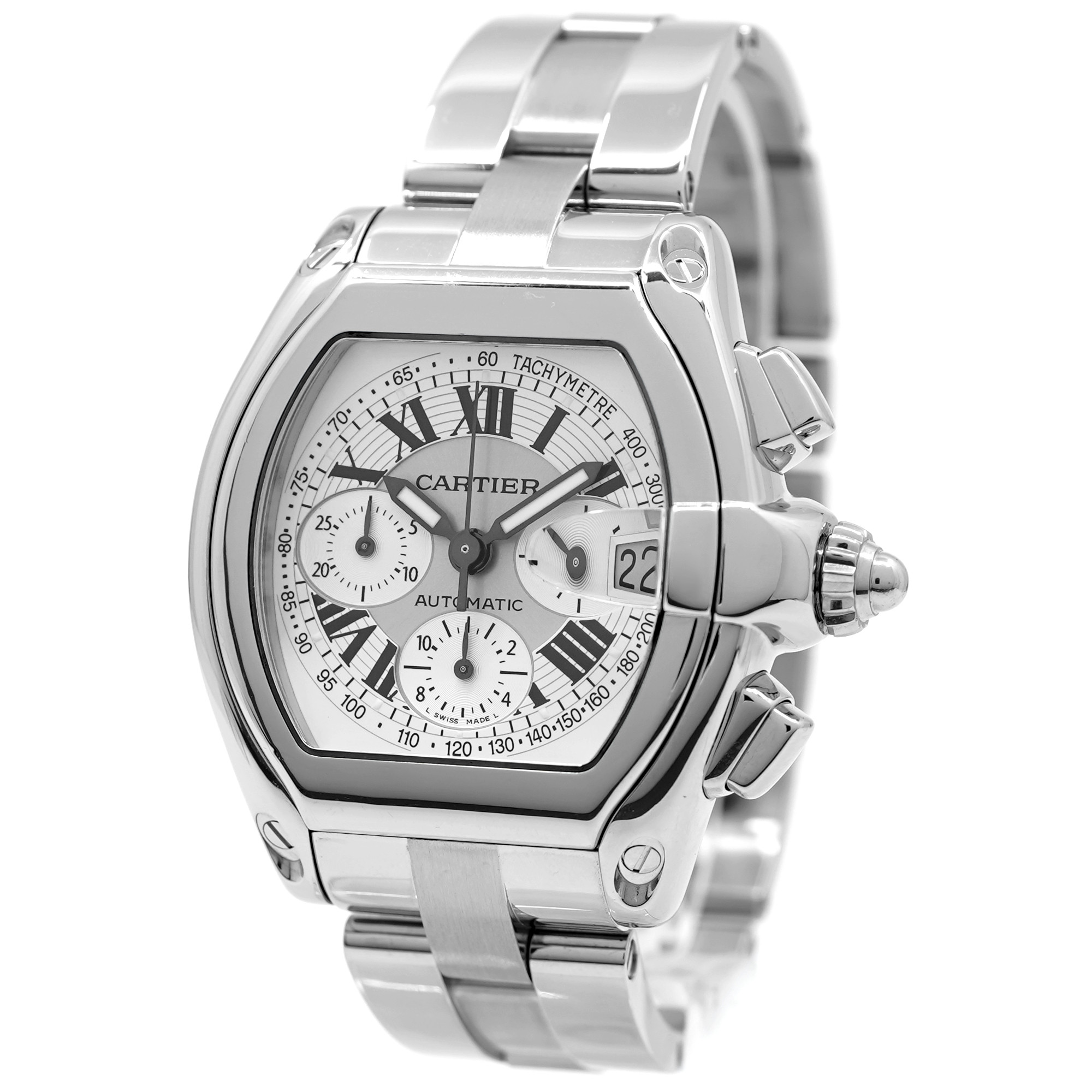 Cartier Roadster Chronograph W62006X6 - Inventory 9344