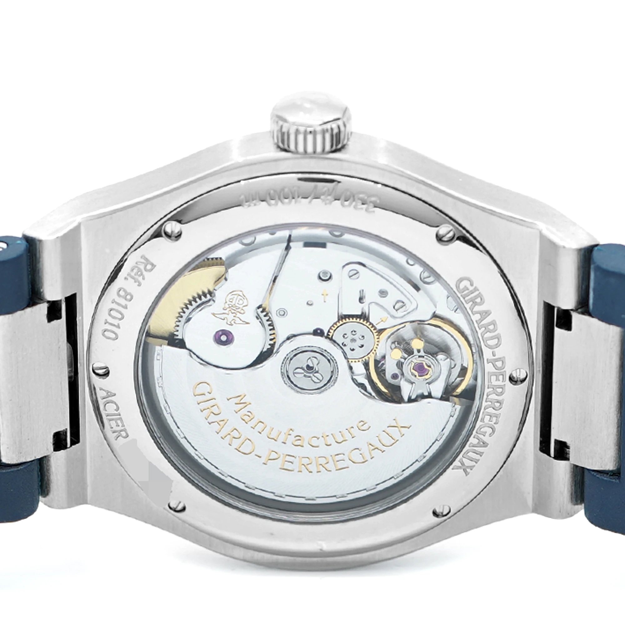 Girard Perregaux Laureato 81010 *Blue Dial* - Inventory 9350