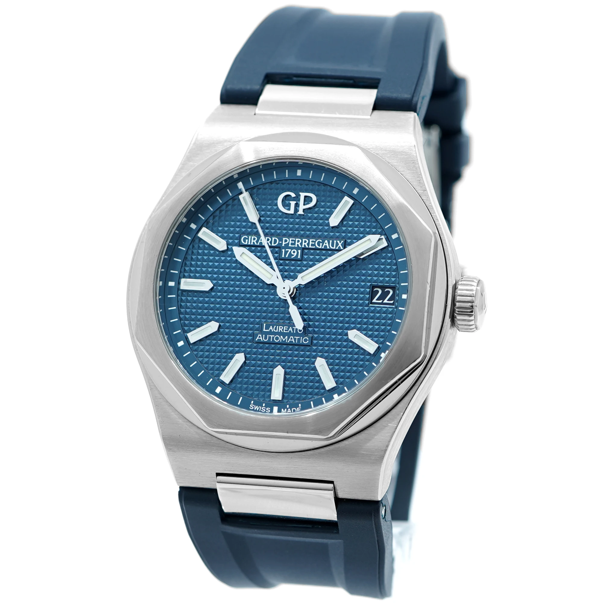 Girard Perregaux Laureato 81010 *Blue Dial* - Inventory 9350