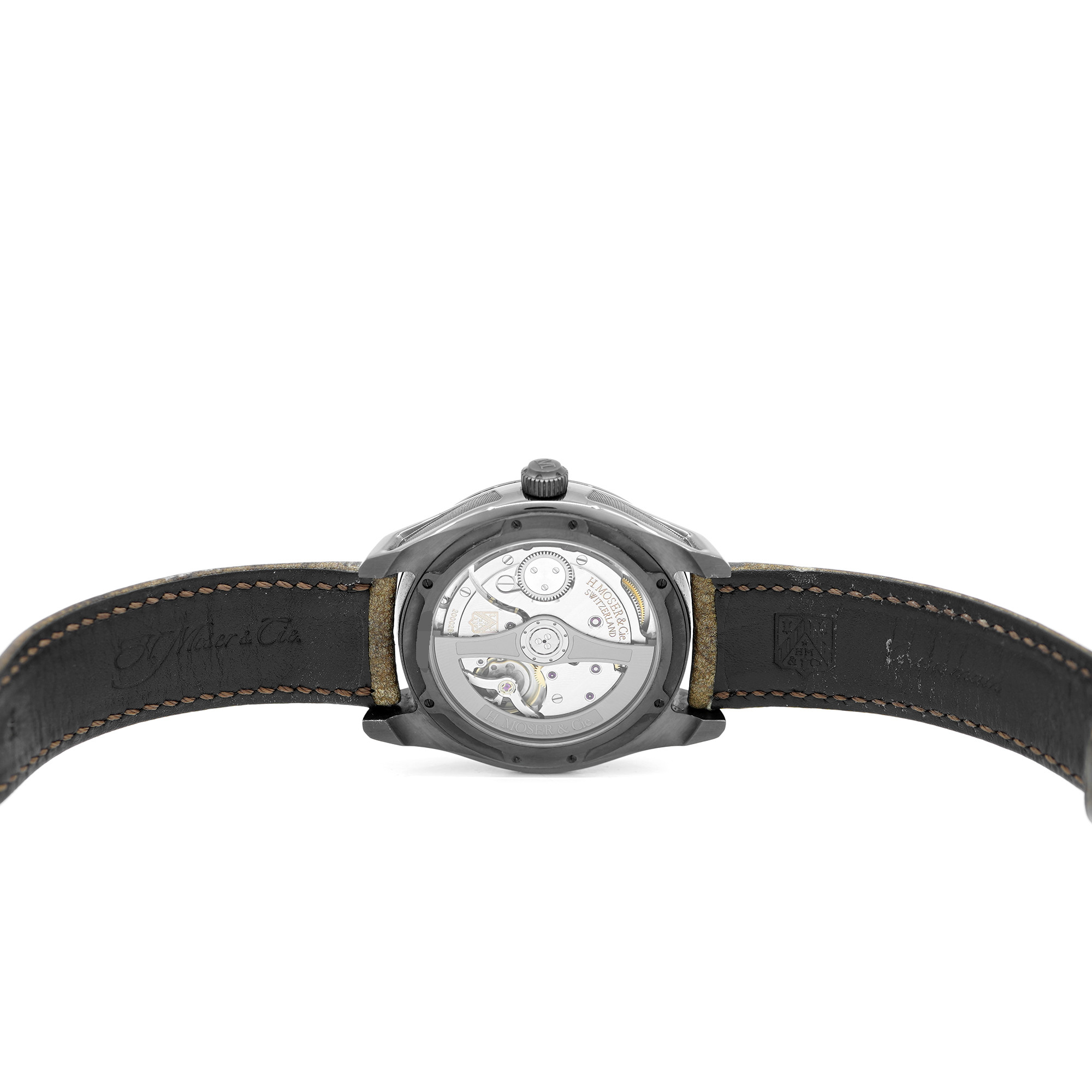 H Moser Pioneer Centre Seconds Funky Blue Black Edition 3200-1205 - Inventory 9354