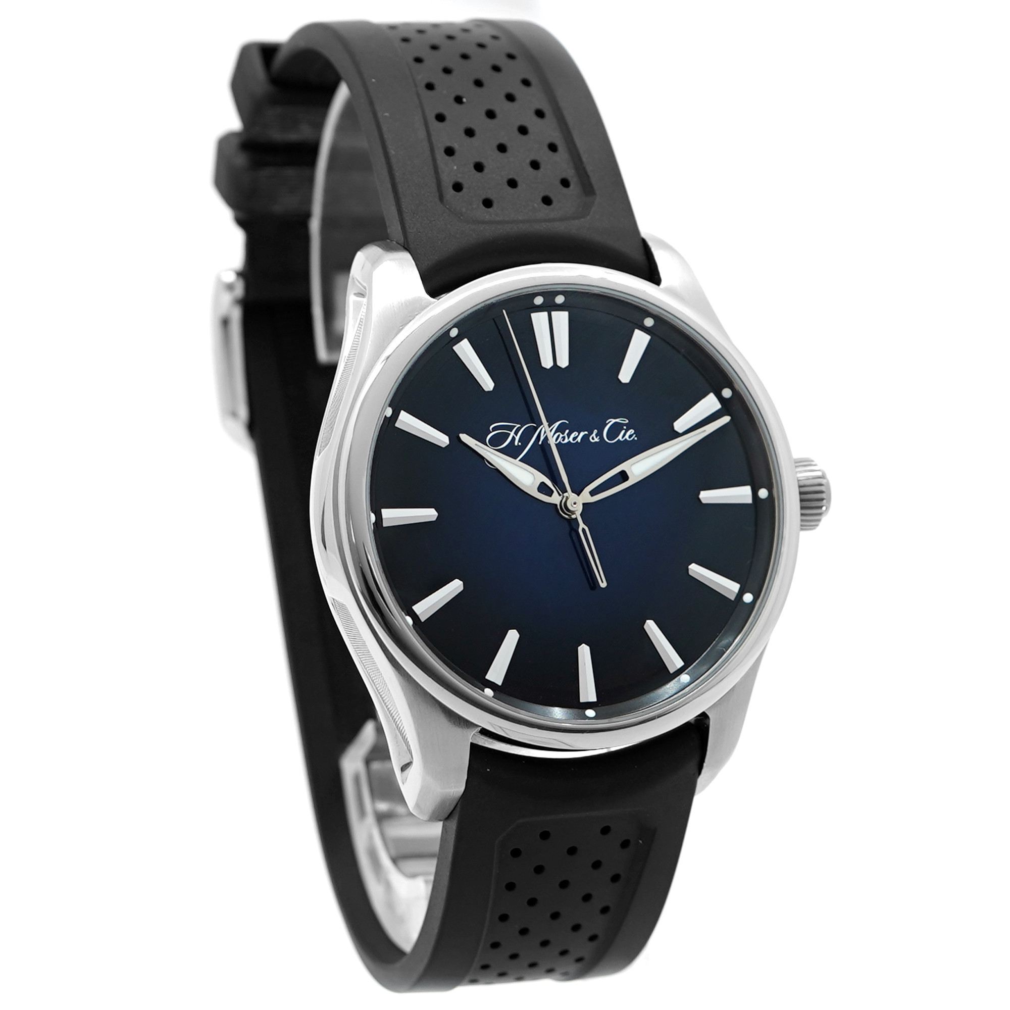 H Moser Pioneer Centre Seconds 3200-1200 *Midnight Blue Dial* - Inventory 9435