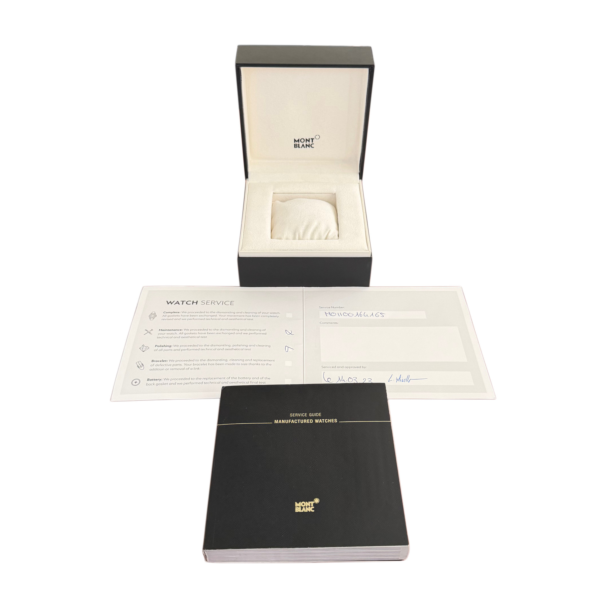 Montblanc Villeret 1858 Vintage Chronograph*Limited Edition* *18K White Gold* M162911 - Inventory 9436