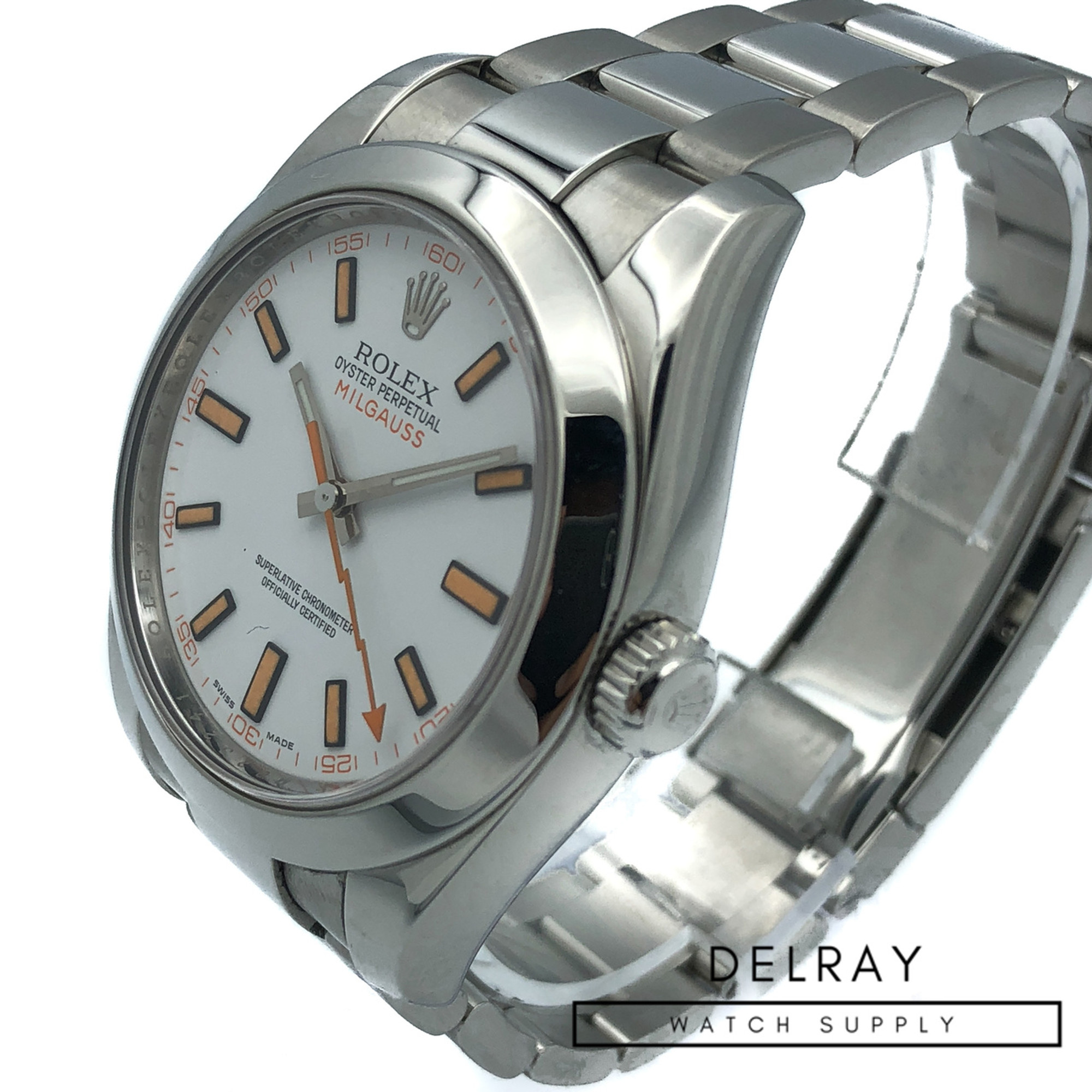 Rolex Milgauss 116400 White Dial 7
