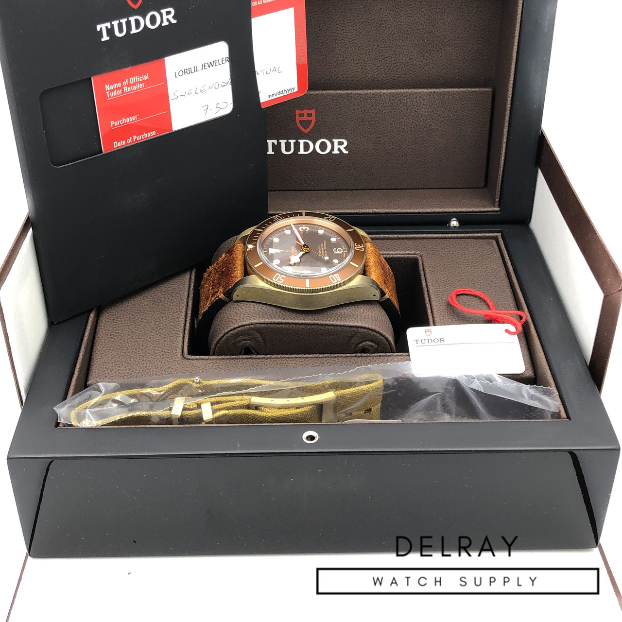 Tudor Black Bay Bronze *2018 Warranty Card*