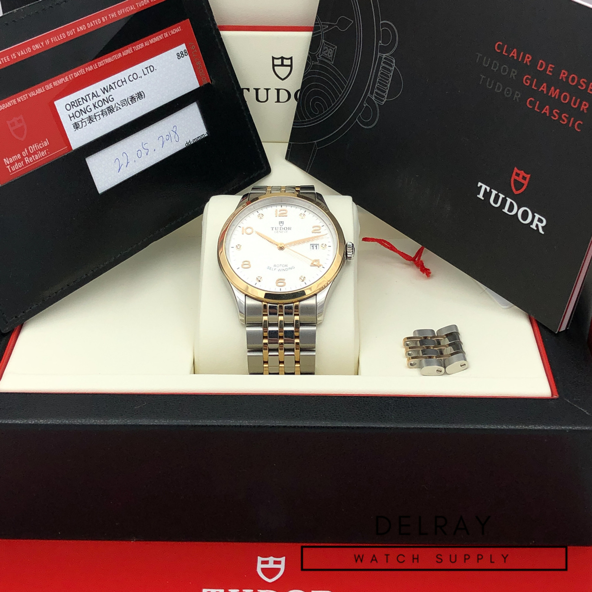 Tudor 1926 Diamond Dial *2018 Warranty Card*